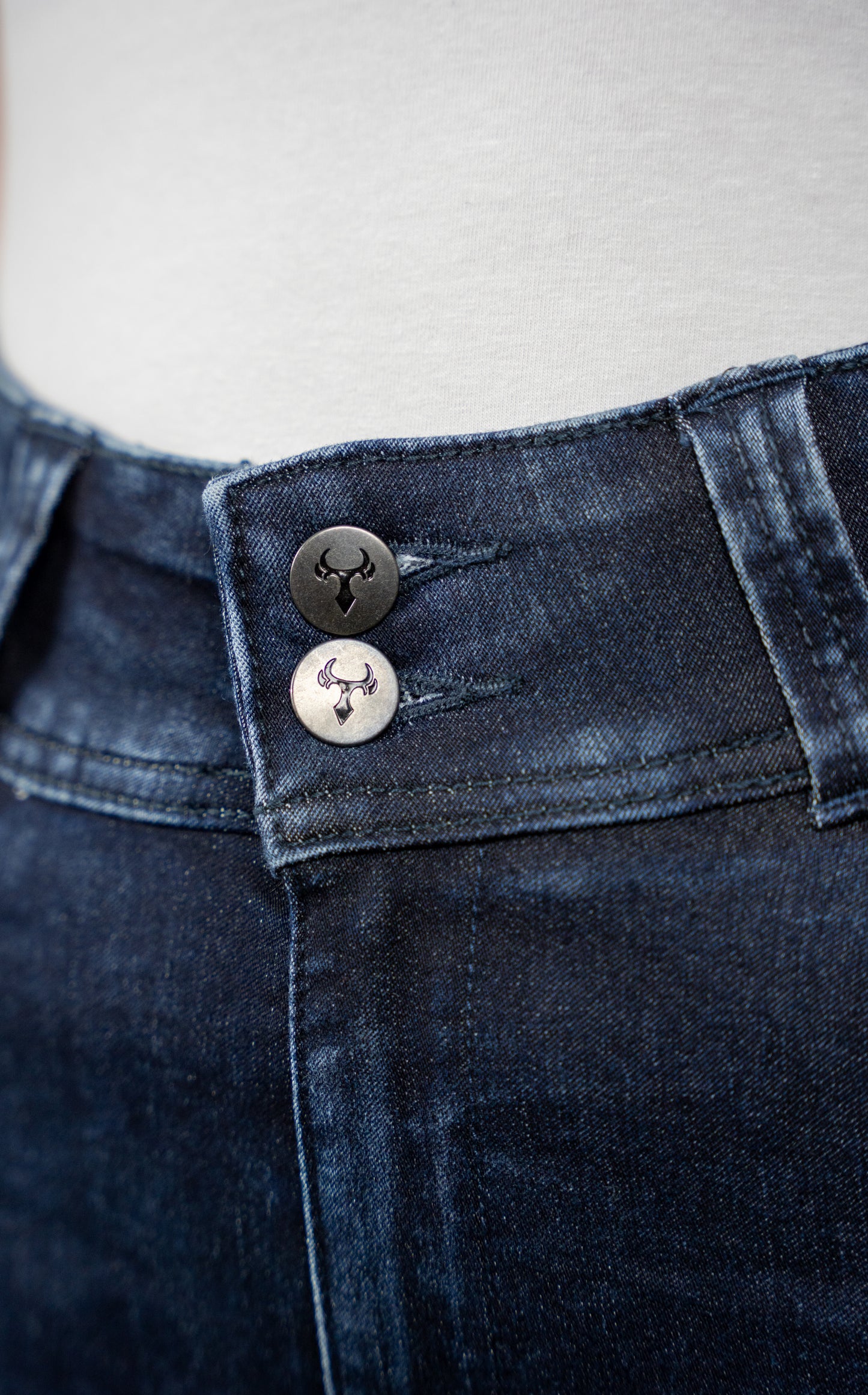 Ladies Fury Blue Skinny Motorcycle Jeans