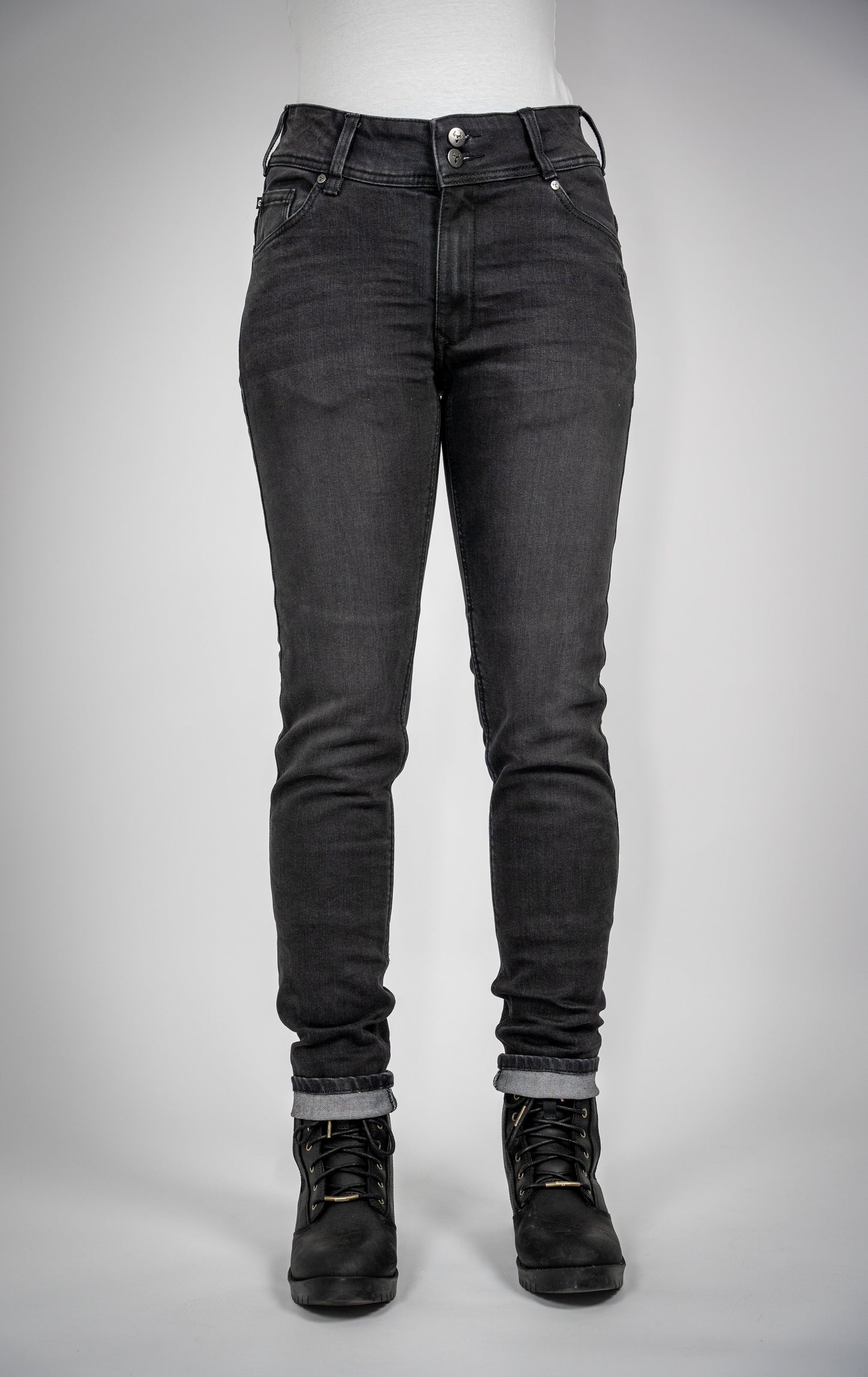 Ladies Raven Straight Motorcycle Jeans