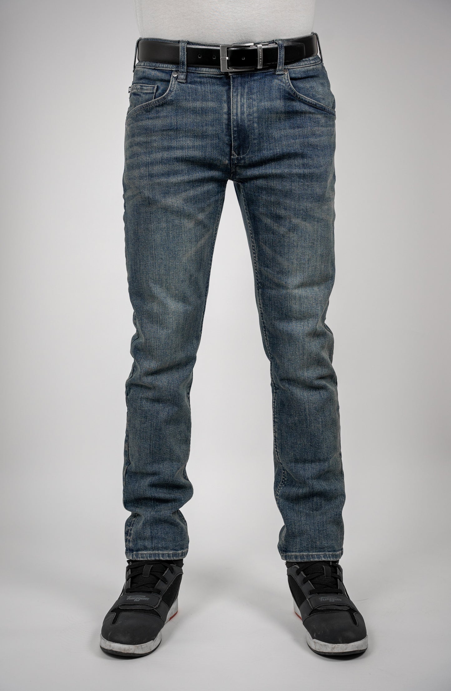 Mens Ajax Straight Motorcycle Jeans