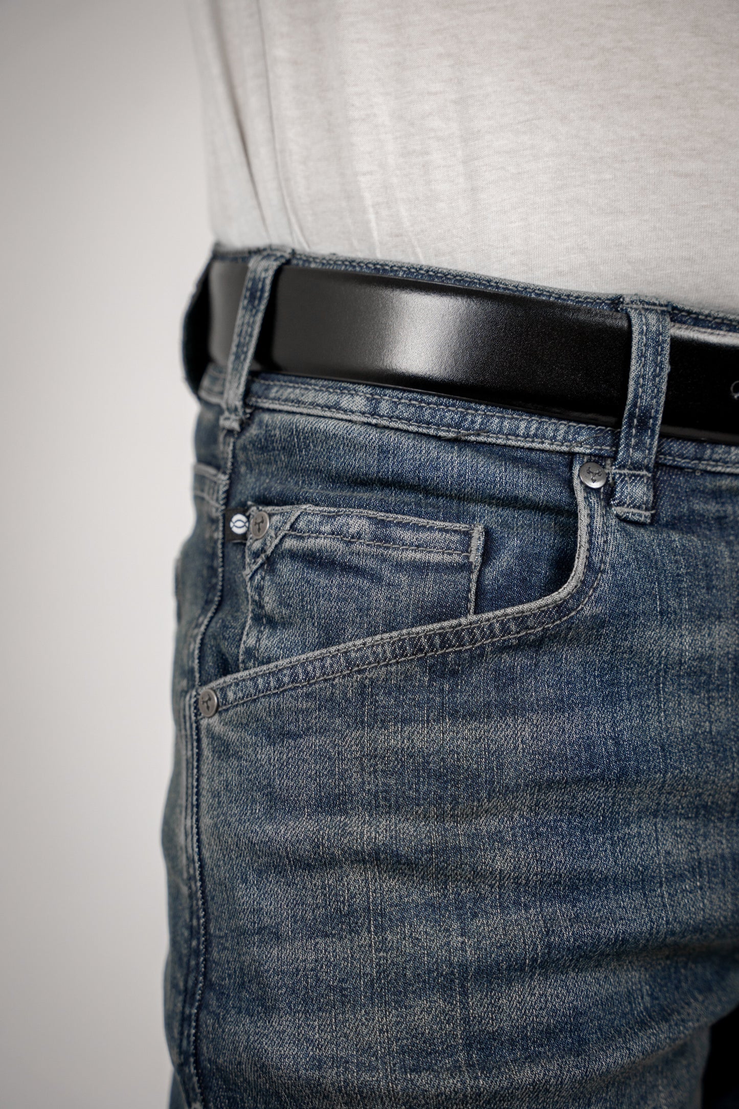 Mens Ajax Straight Motorcycle Jeans