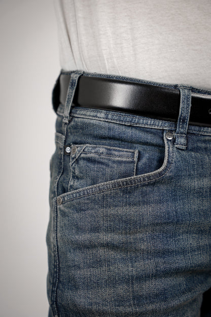 Mens Ajax Straight Motorcycle Jeans