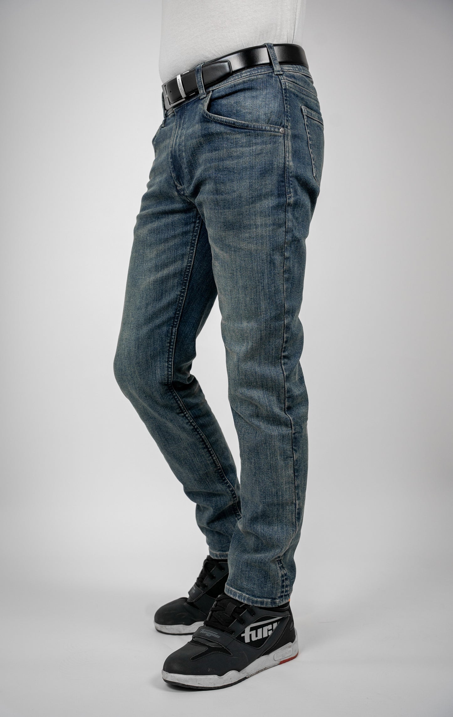 Mens Ajax Straight Motorcycle Jeans
