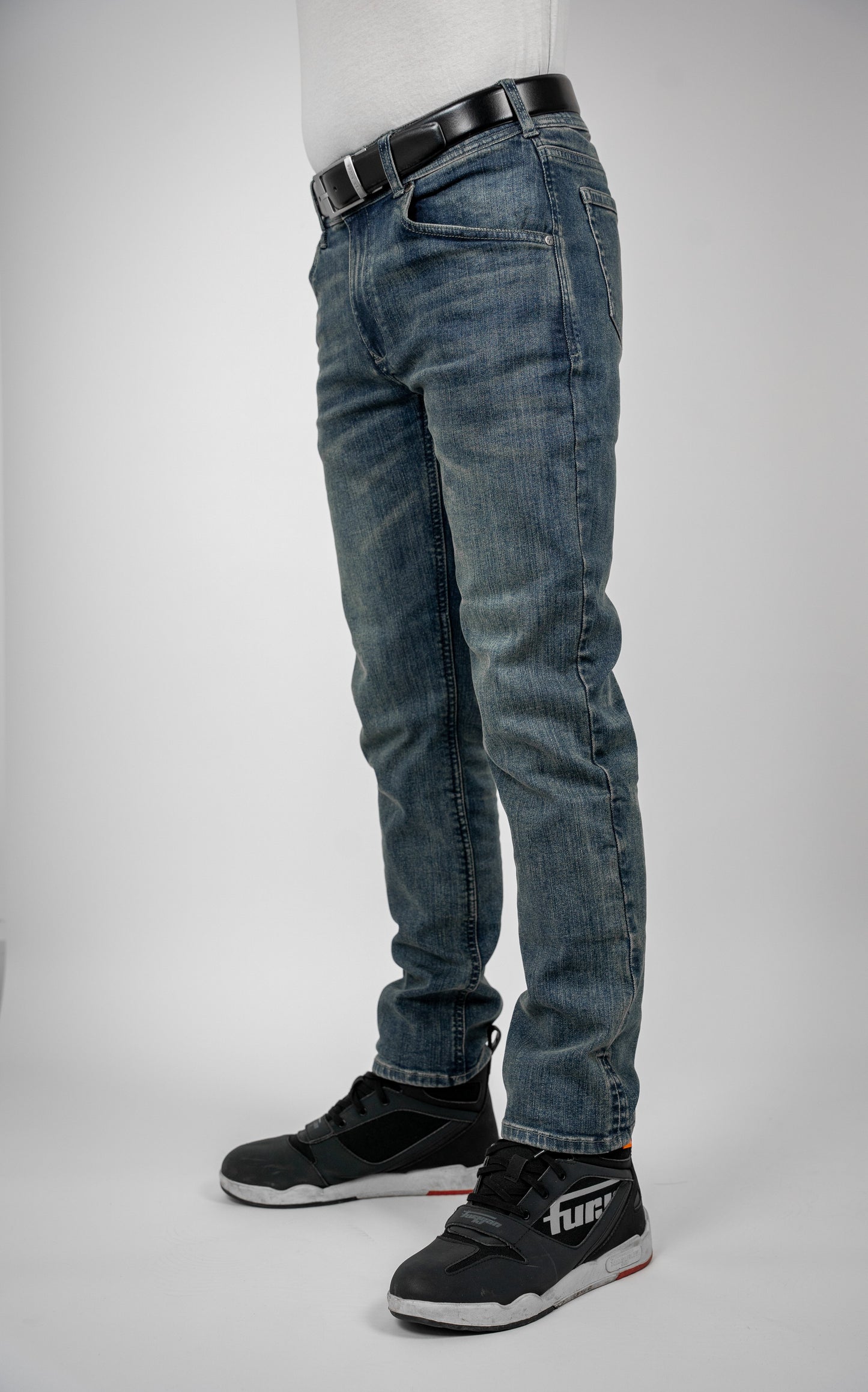 Mens Ajax Straight Motorcycle Jeans