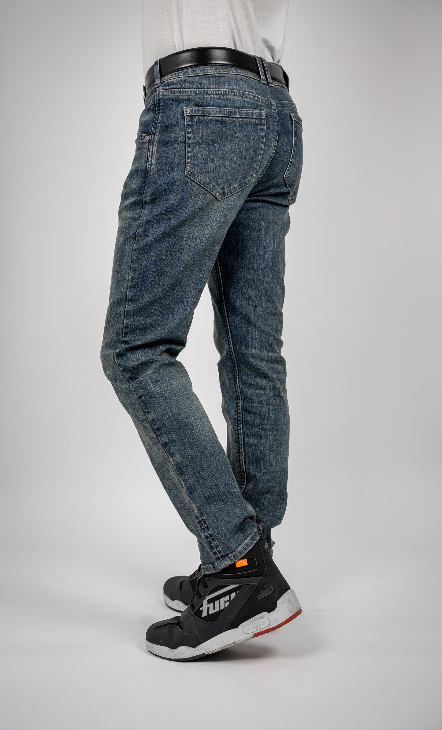 Mens Ajax Straight Motorcycle Jeans