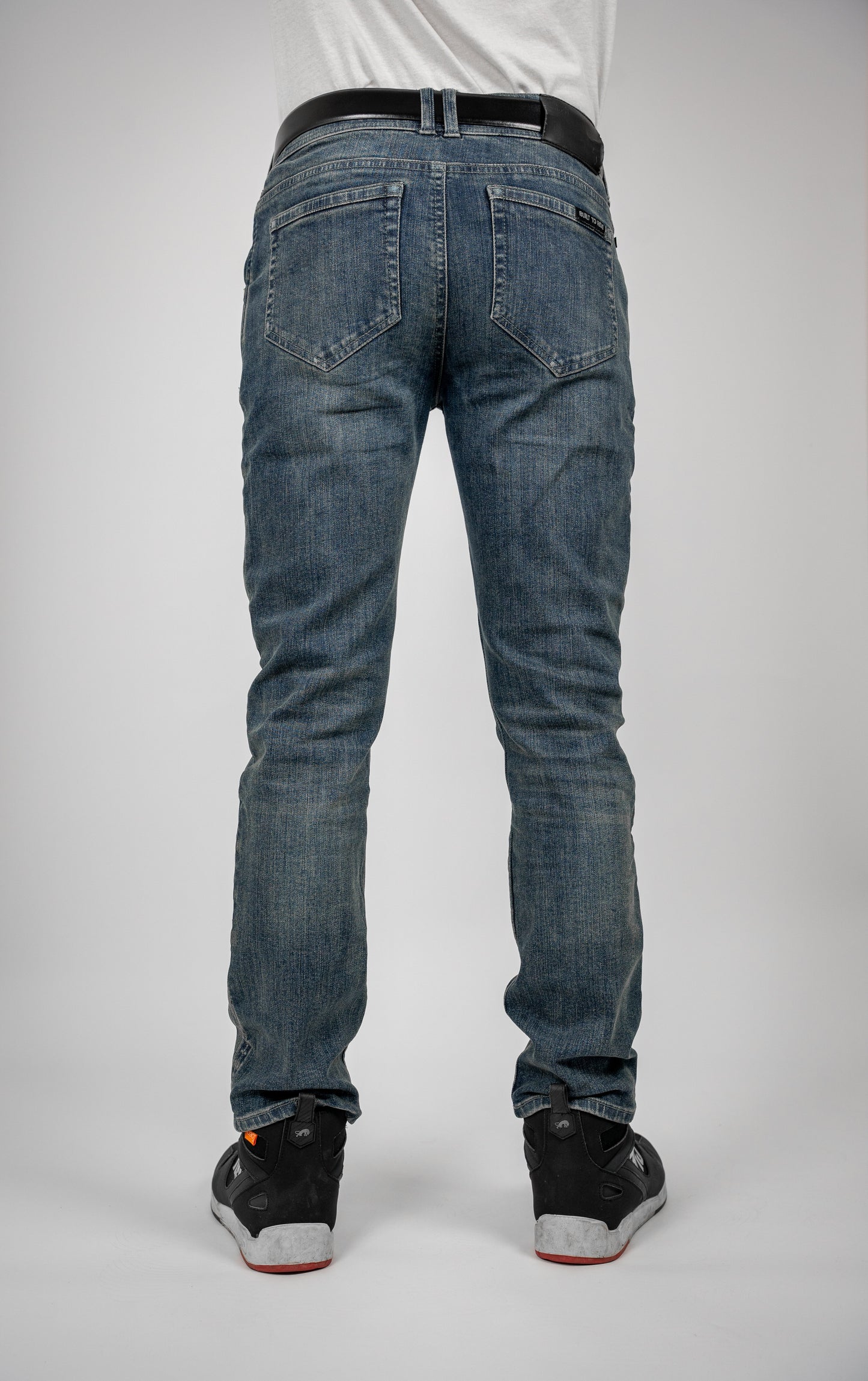 Mens Ajax Straight Motorcycle Jeans