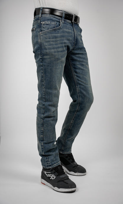 Mens Ajax Straight Motorcycle Jeans