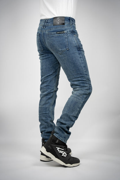 Mens Ajax Slim Motorcycle Jeans