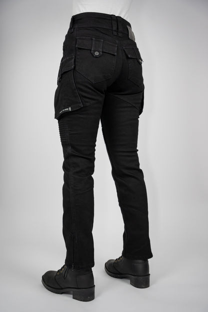 Ladies Coyote Easy Motorcycle Jeans