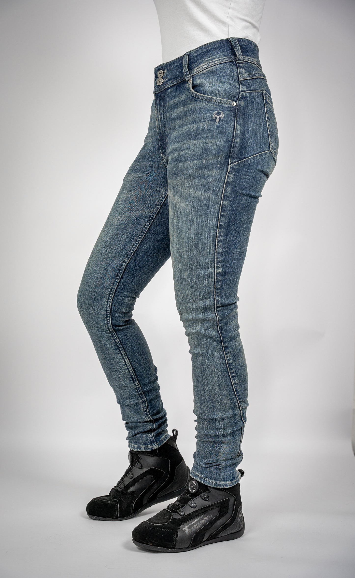 Ladies Heron Straight Motorcycle Jeans