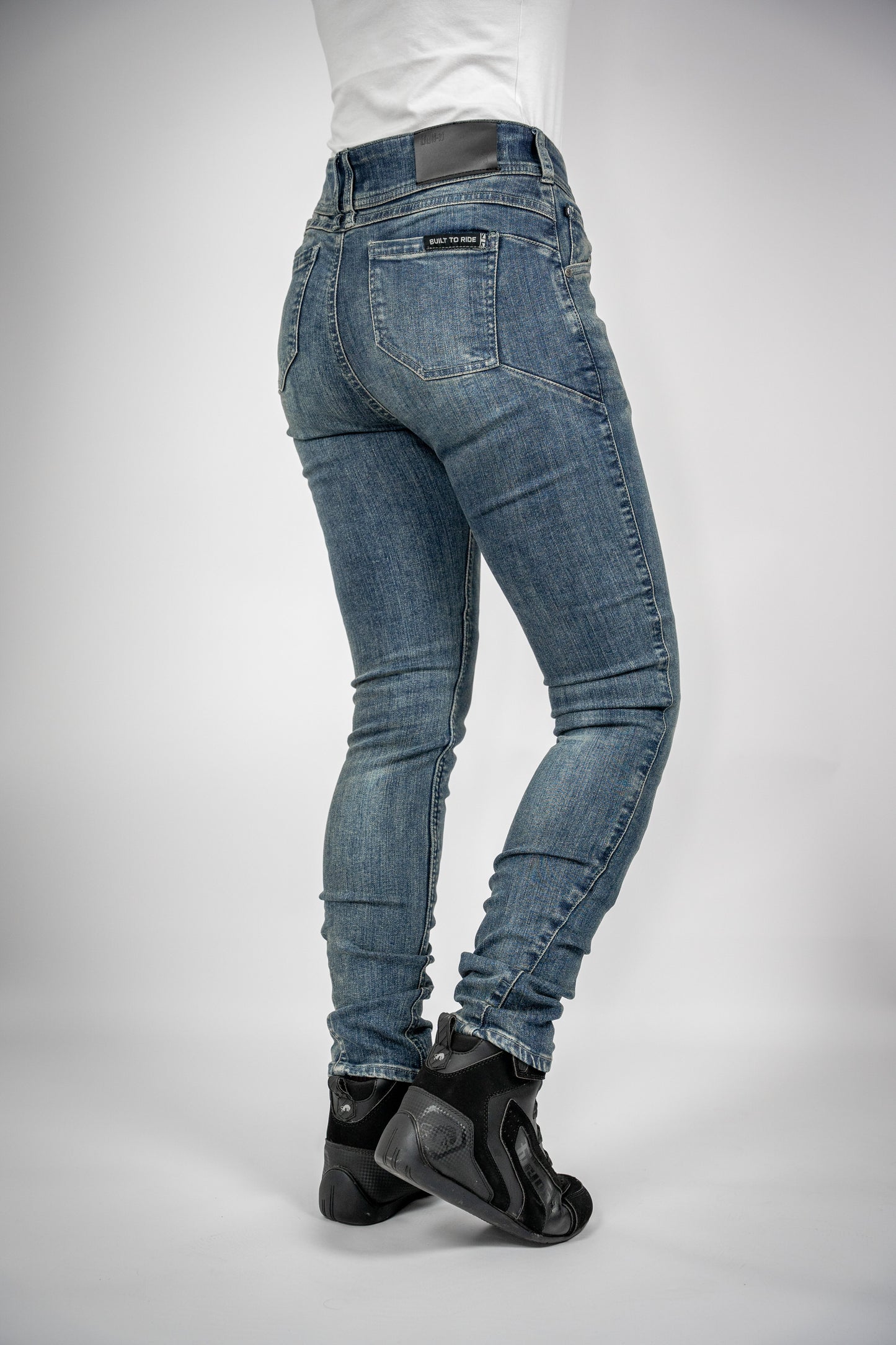 Ladies Heron Straight Motorcycle Jeans