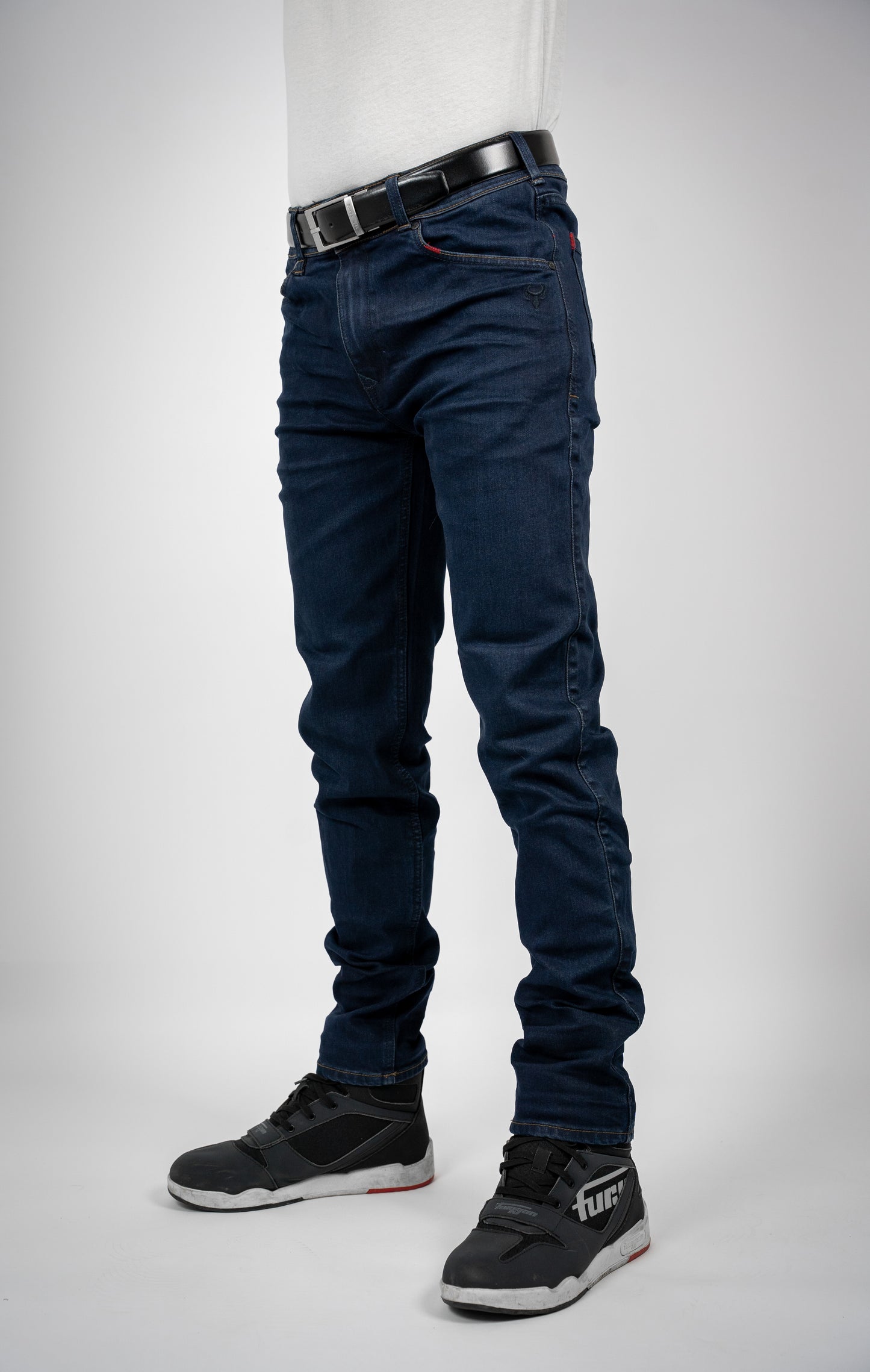 Mens Spitfire Slim Motorcycle Jeans