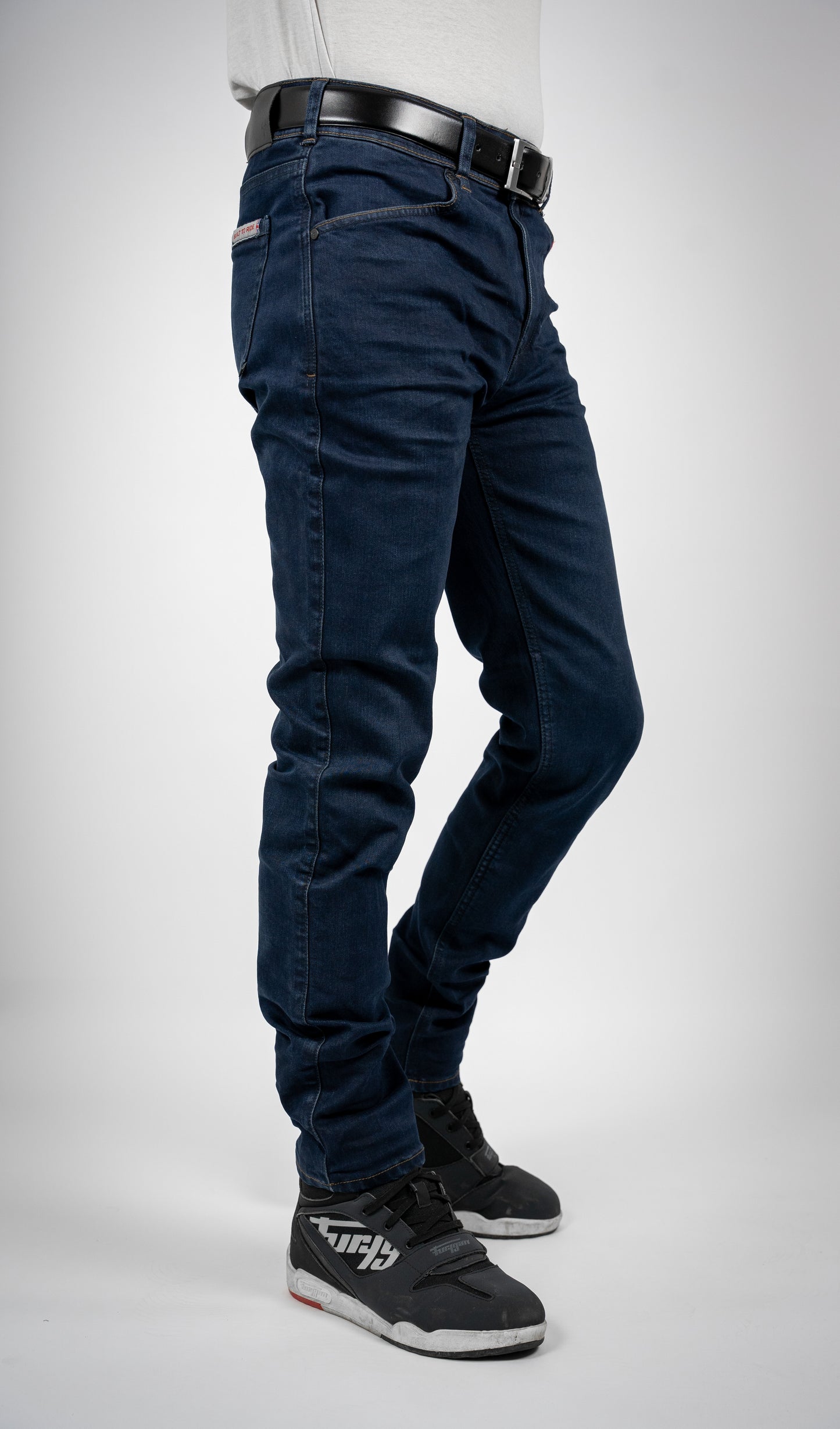 Mens Spitfire Slim Motorcycle Jeans
