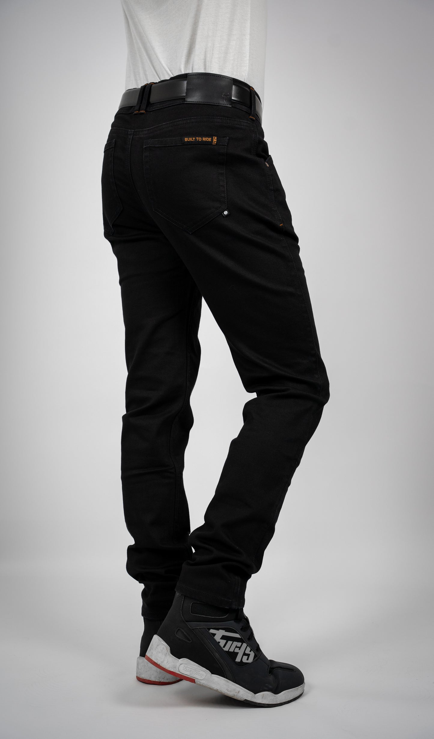 Mens Trojan Straight Motorcycle Jeans