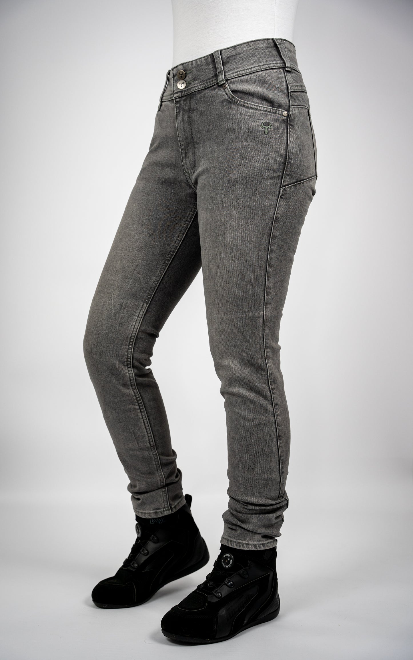 Ladies Willow Slim Motorcycle Jeans