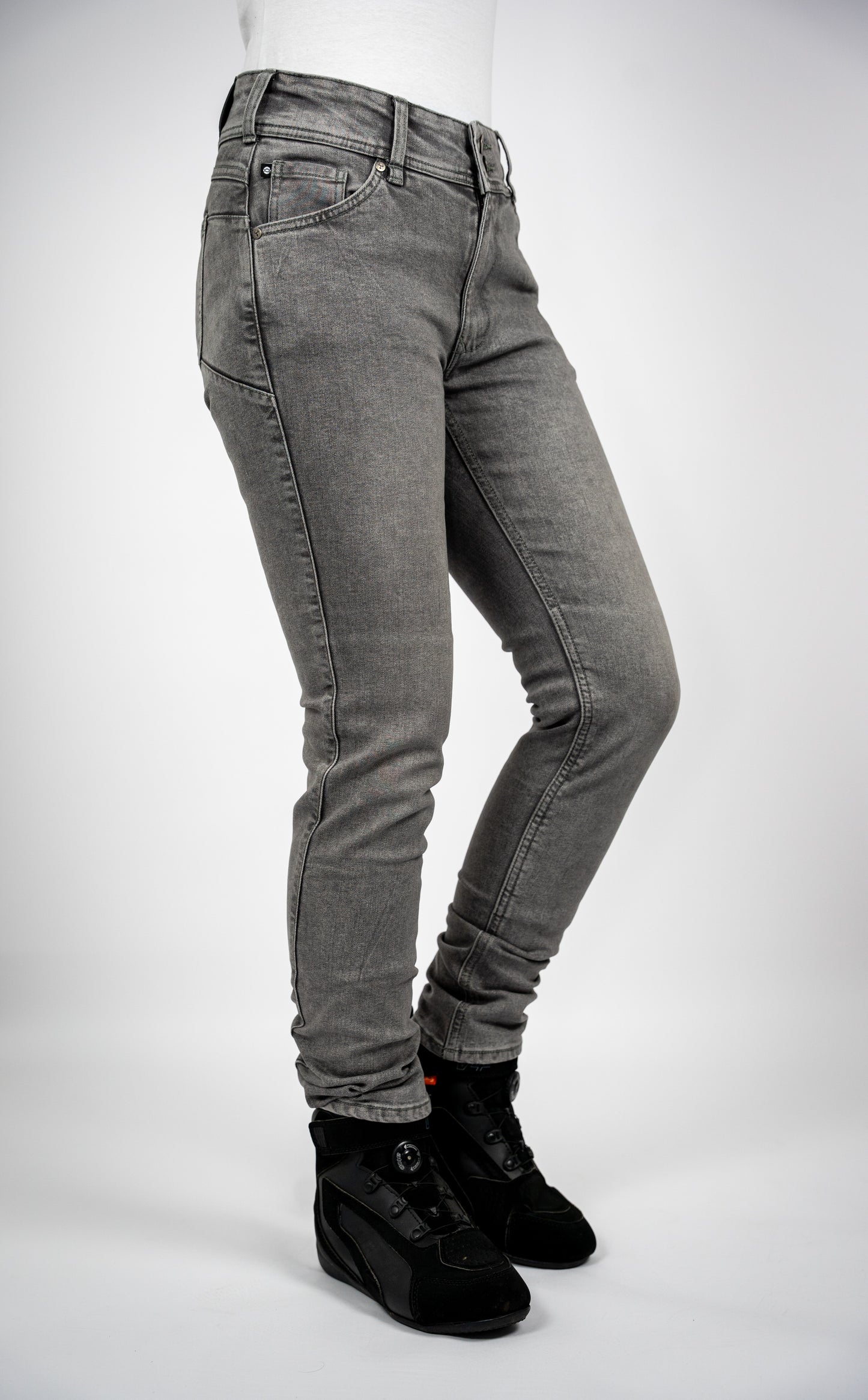 Ladies Willow Slim Motorcycle Jeans