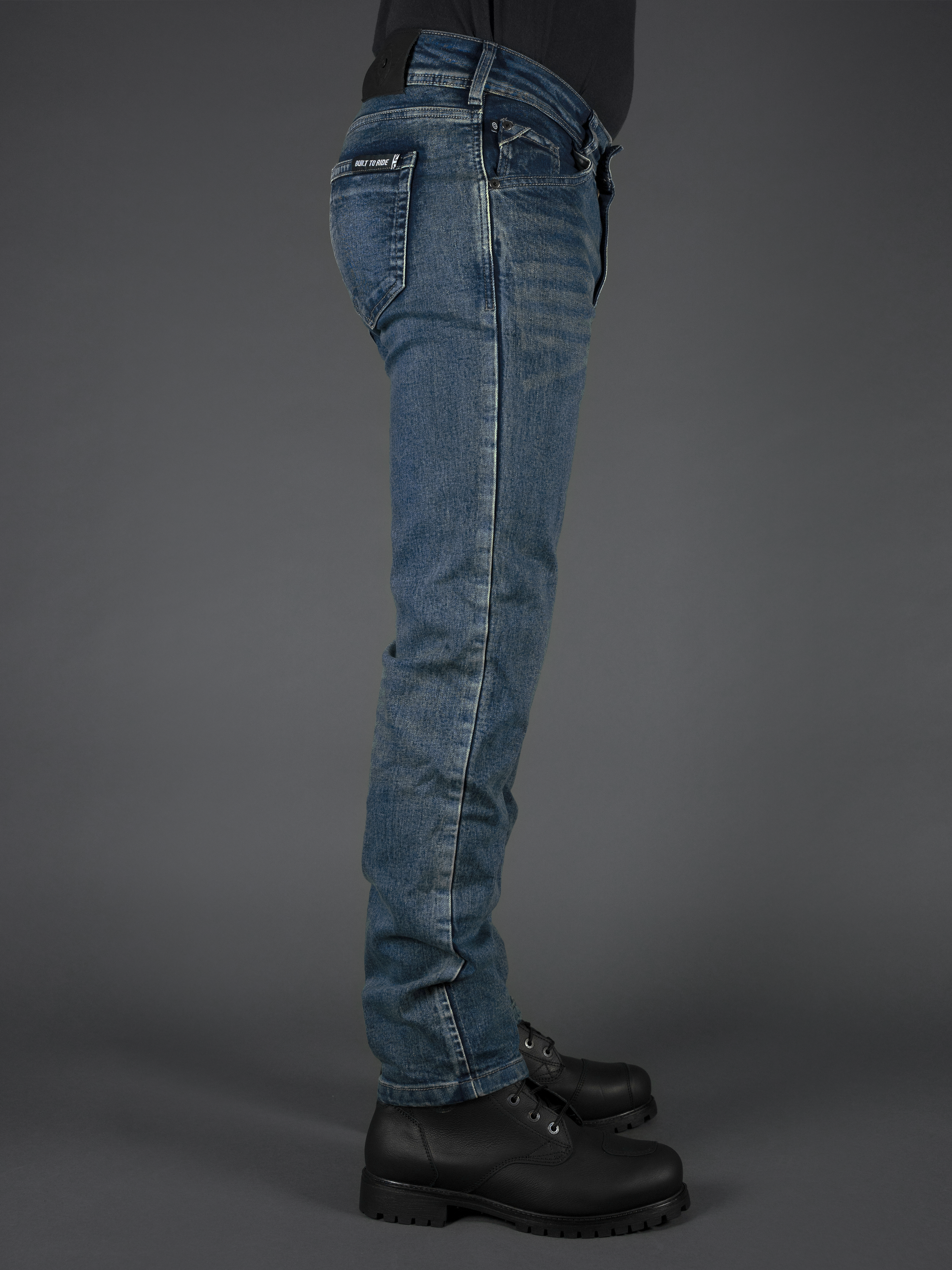 Mens Ajax Easy Motorcycle Jeans