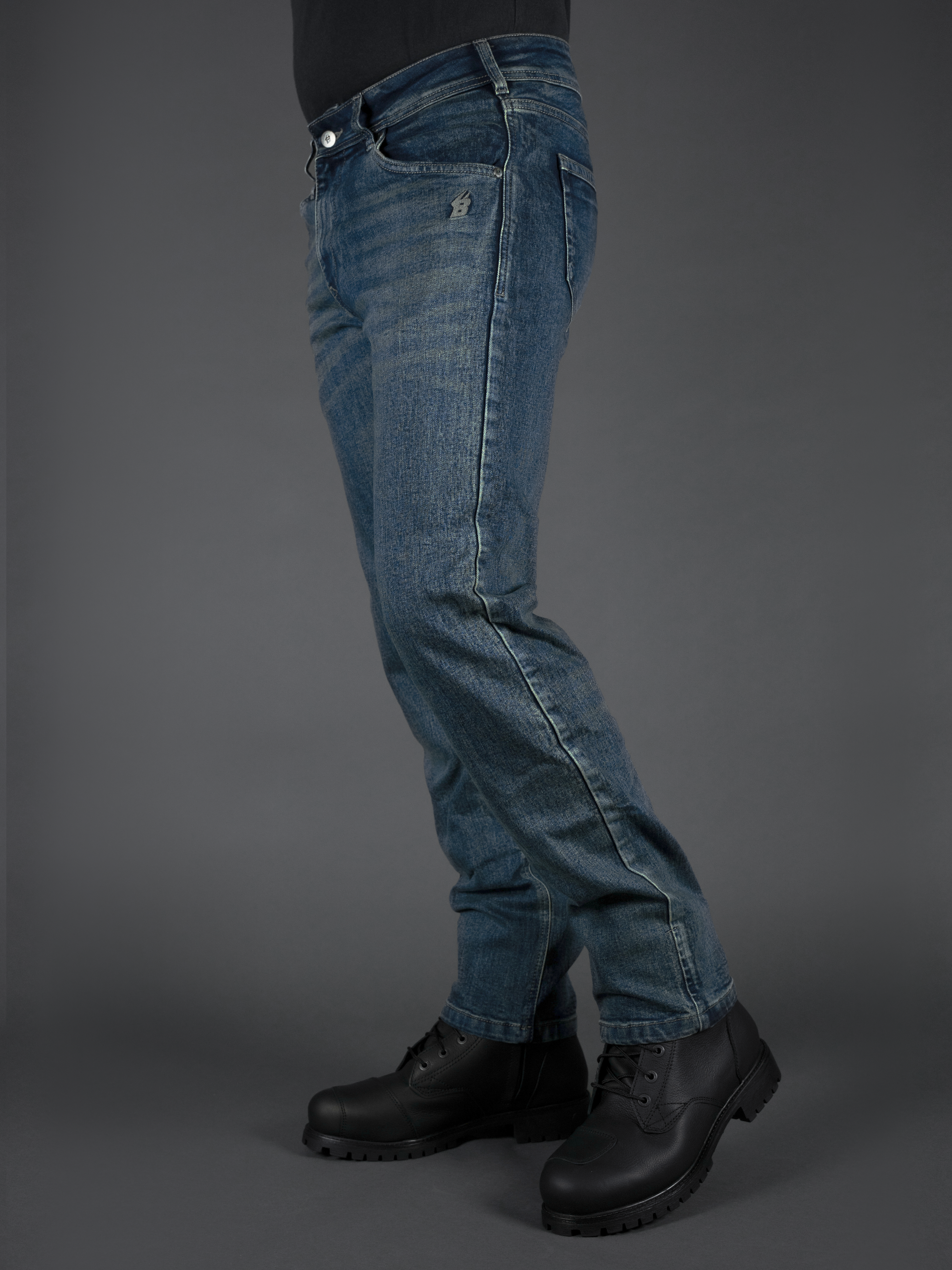 Mens Ajax Easy Motorcycle Jeans