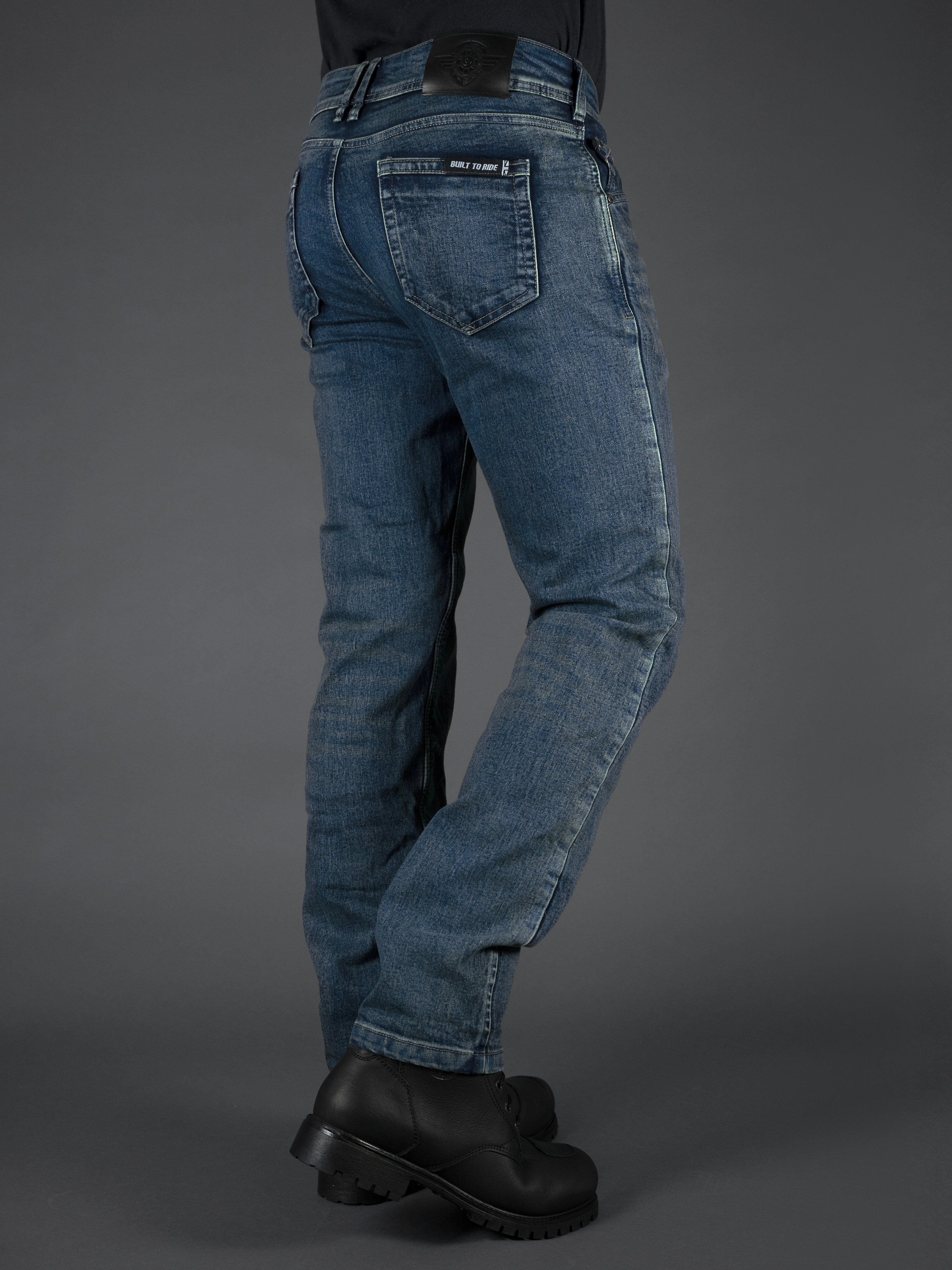 Mens Ajax Easy Motorcycle Jeans