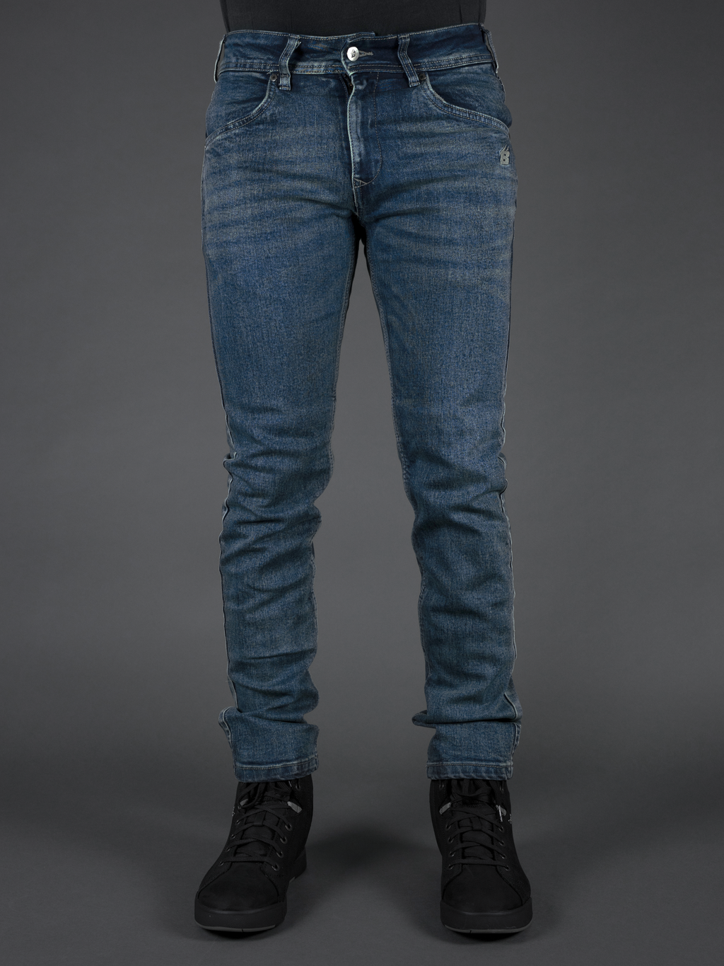 Mens Ajax Slim Motorcycle Jeans
