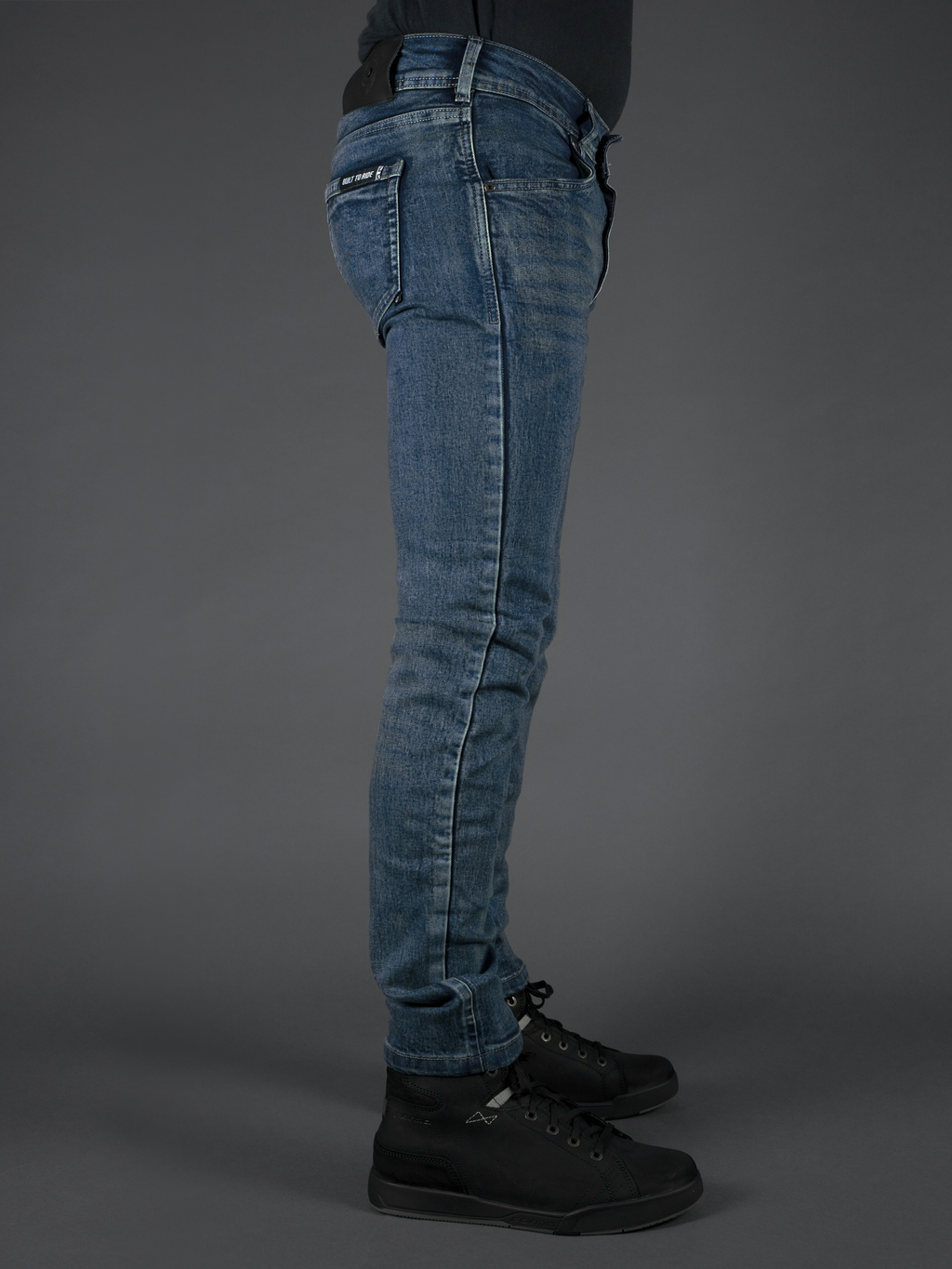 Mens Ajax Slim Motorcycle Jeans