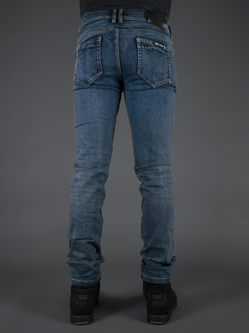 Mens Ajax Slim Motorcycle Jeans