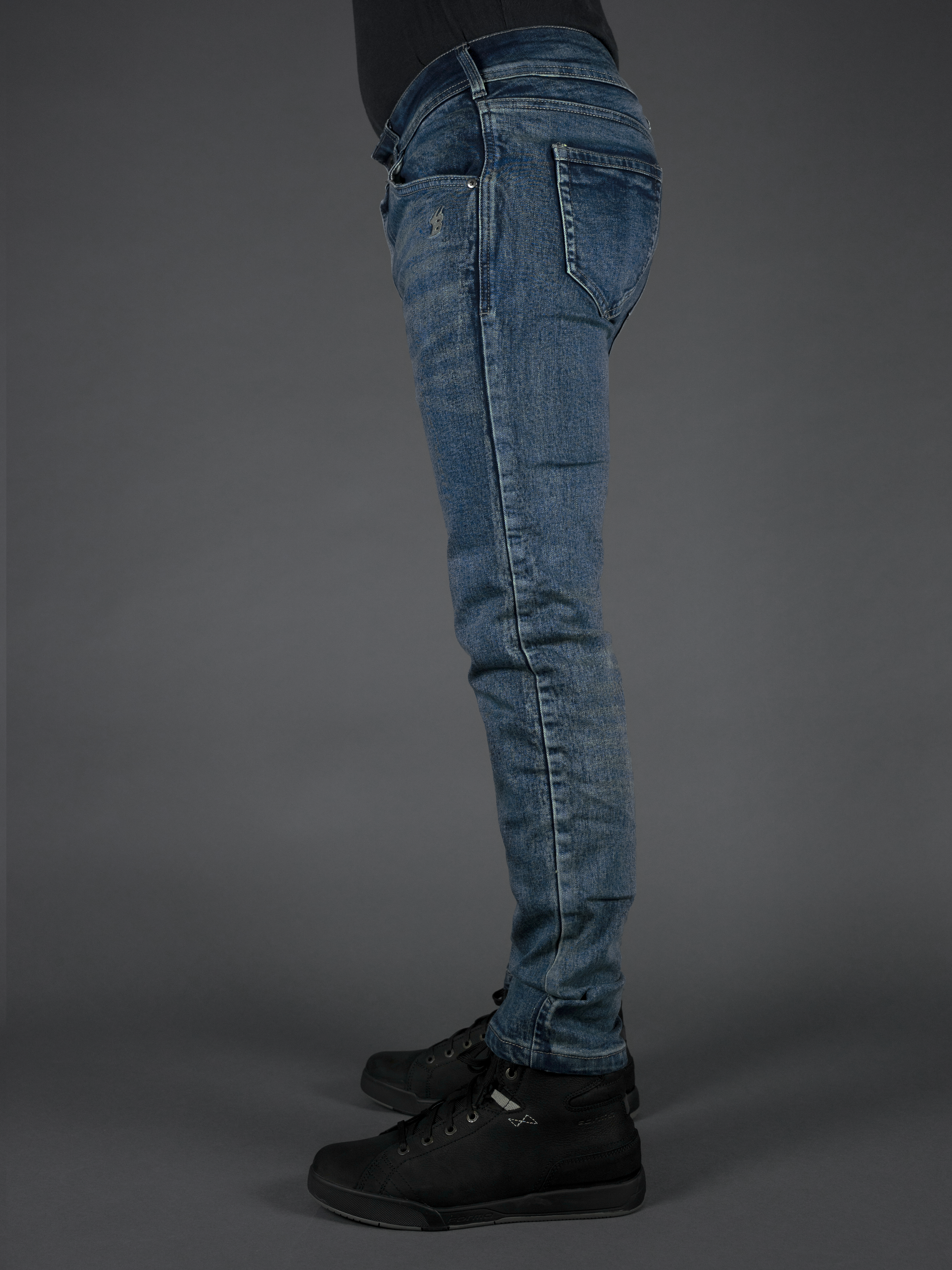 Mens Ajax Slim Motorcycle Jeans