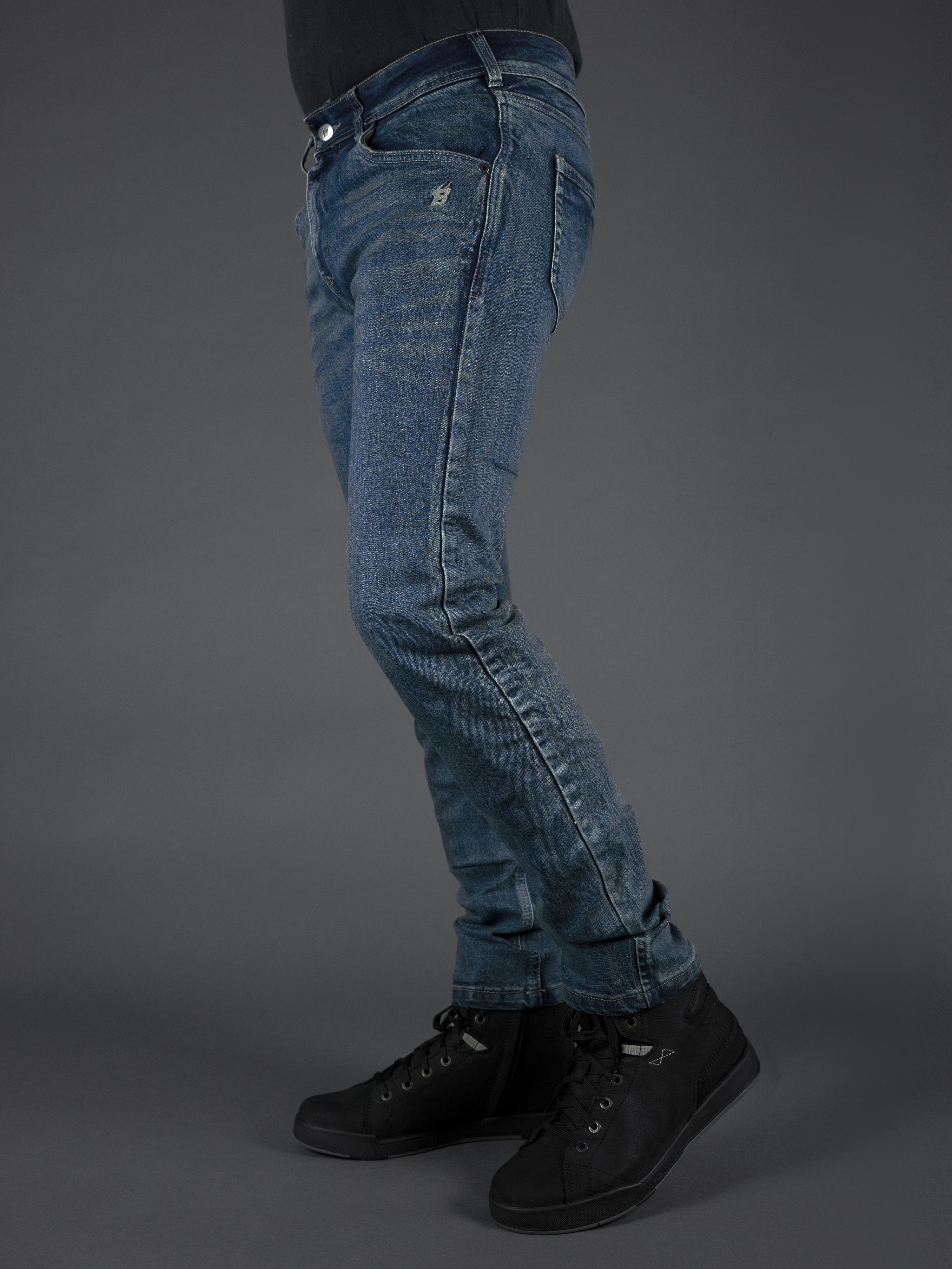 Mens Ajax Slim Motorcycle Jeans
