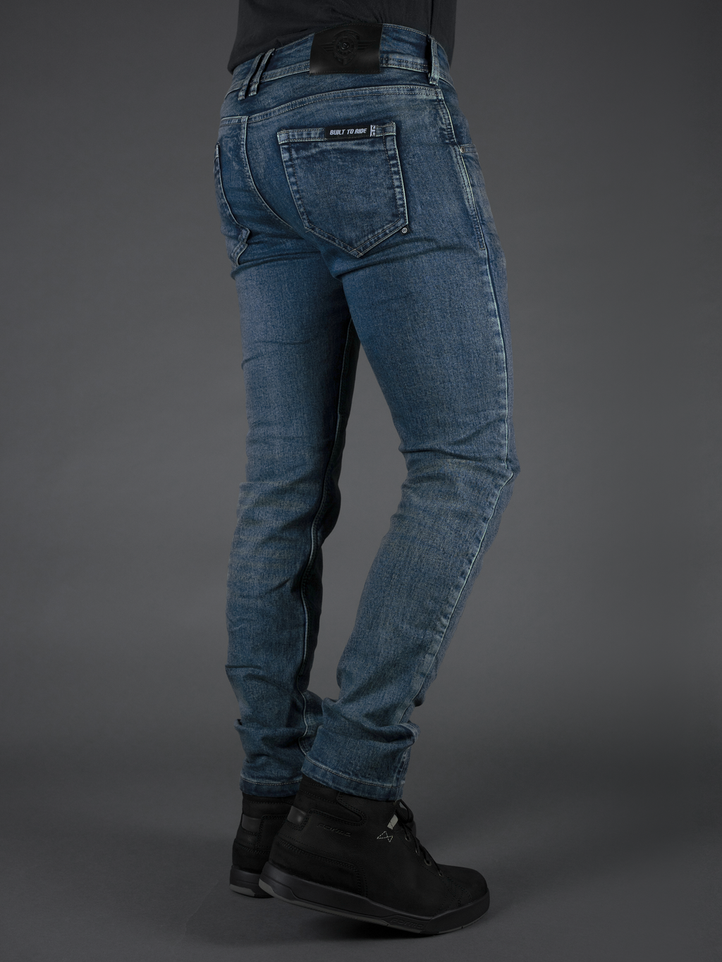 Mens Ajax Slim Motorcycle Jeans