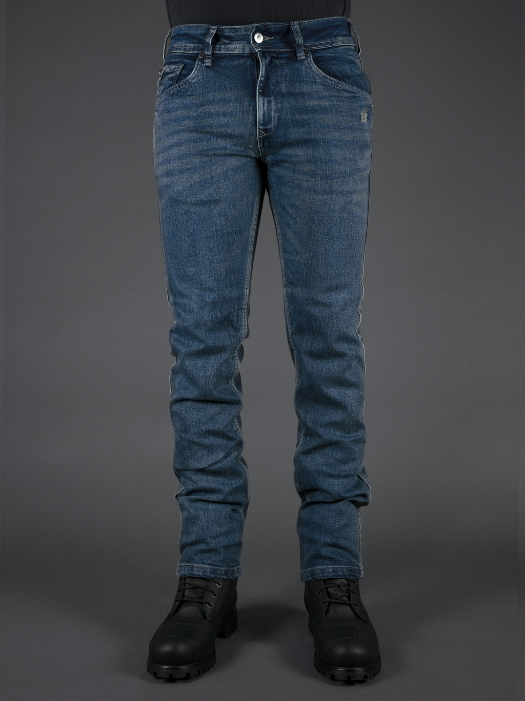 Mens Ajax Straight Motorcycle Jeans