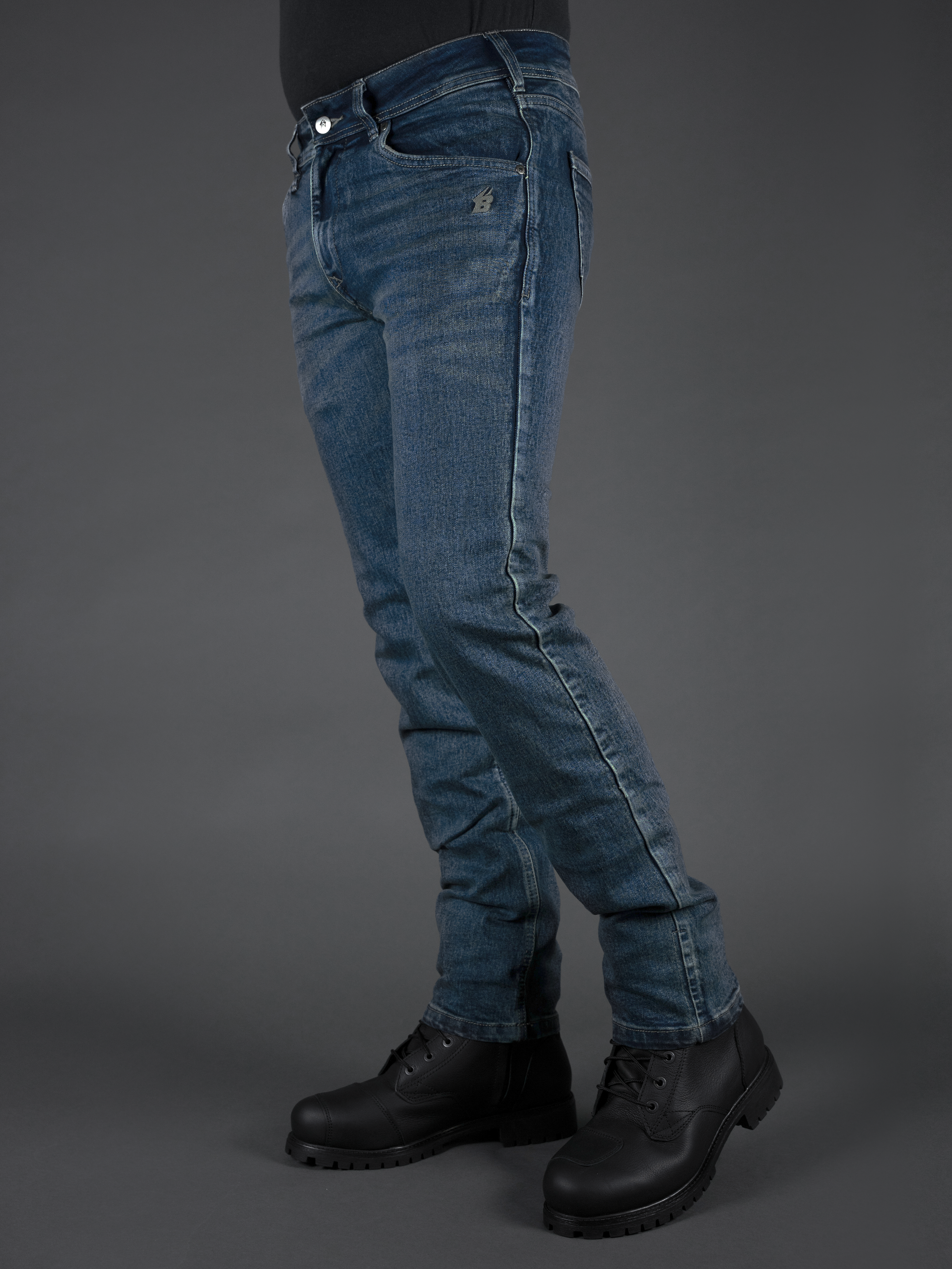Mens Ajax Straight Motorcycle Jeans