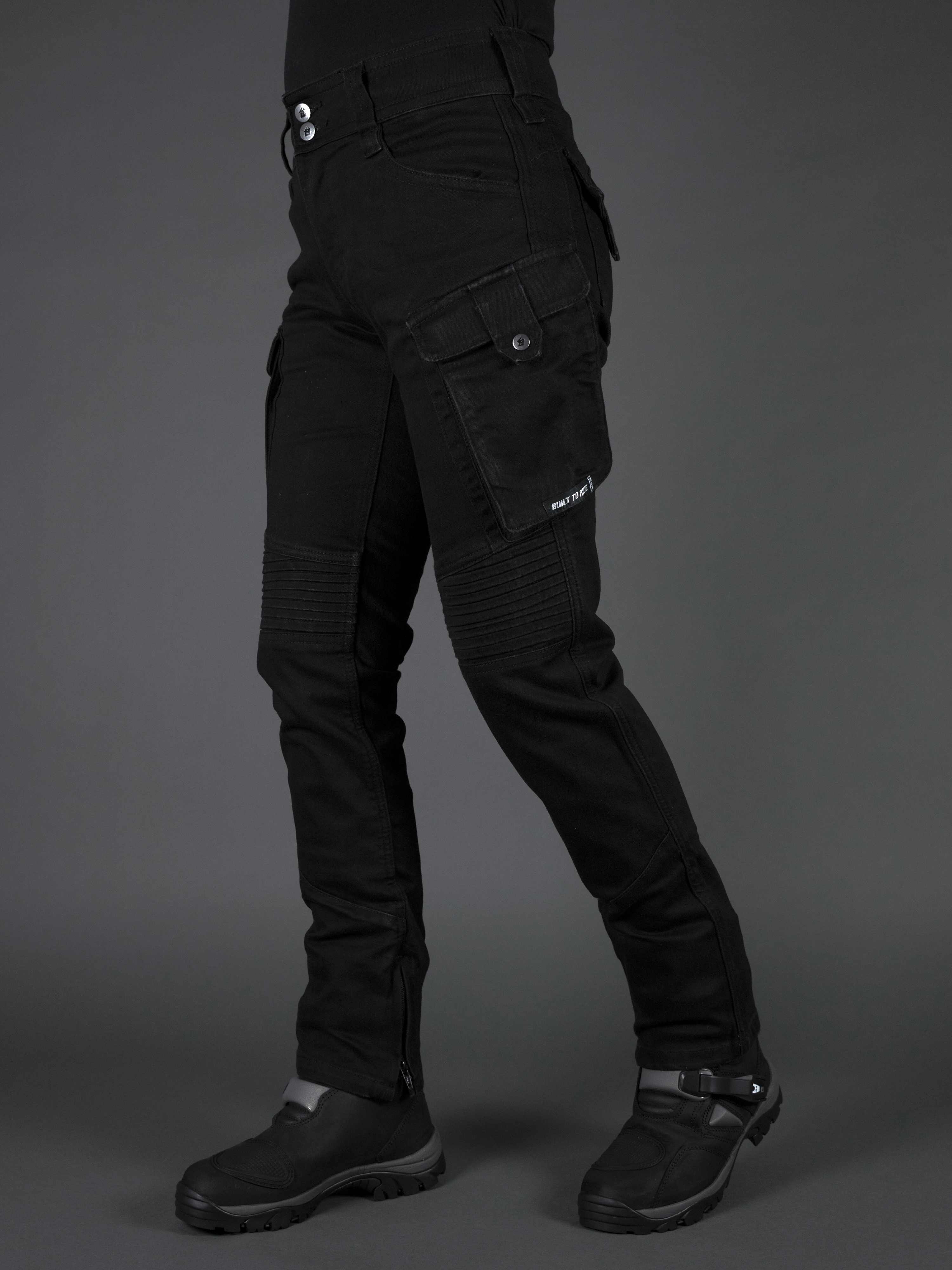 Ladies Coyote Easy Motorcycle Jeans