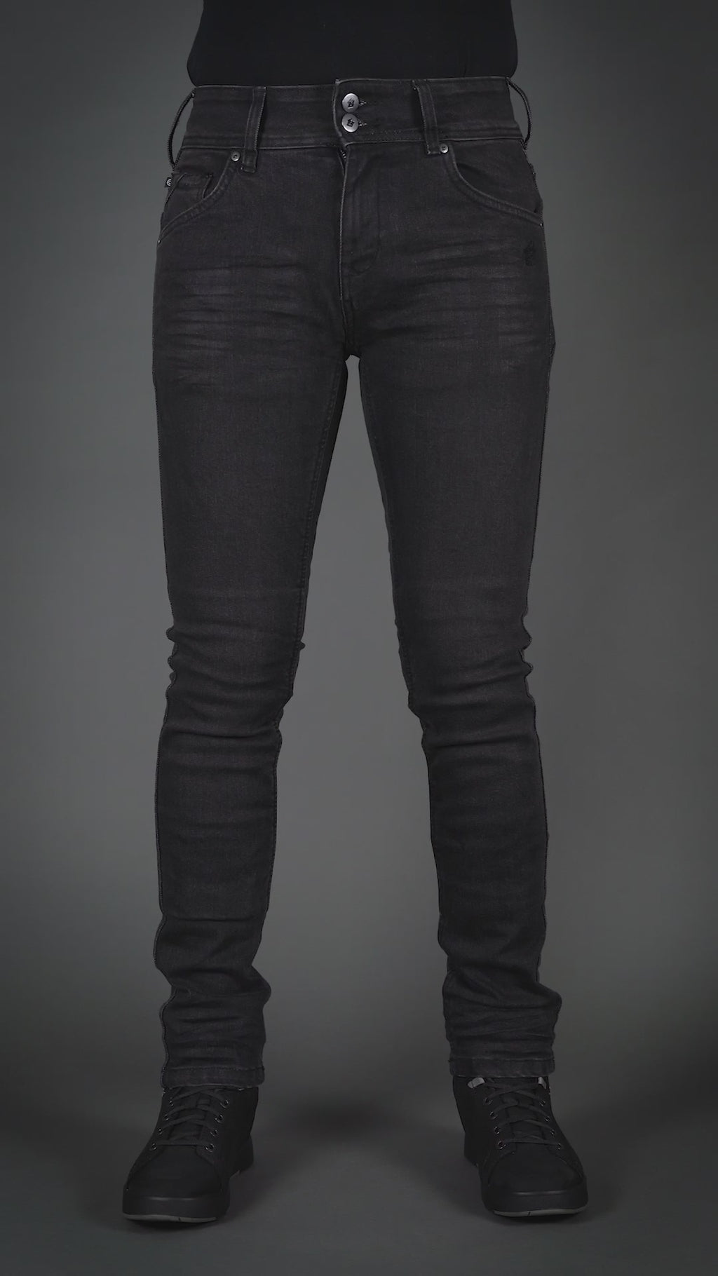 Ladies Raven Slim Motorcycle Jeans