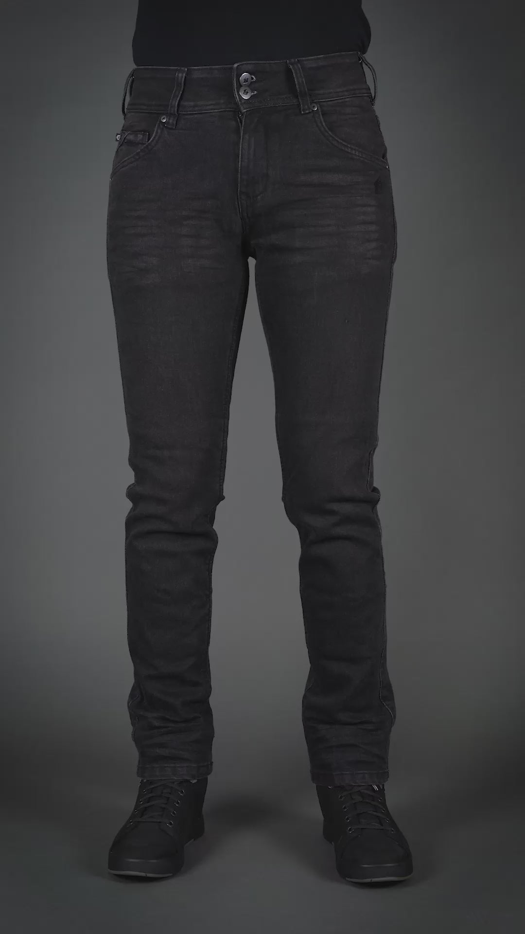 Ladies Raven Straight Motorcycle Jeans