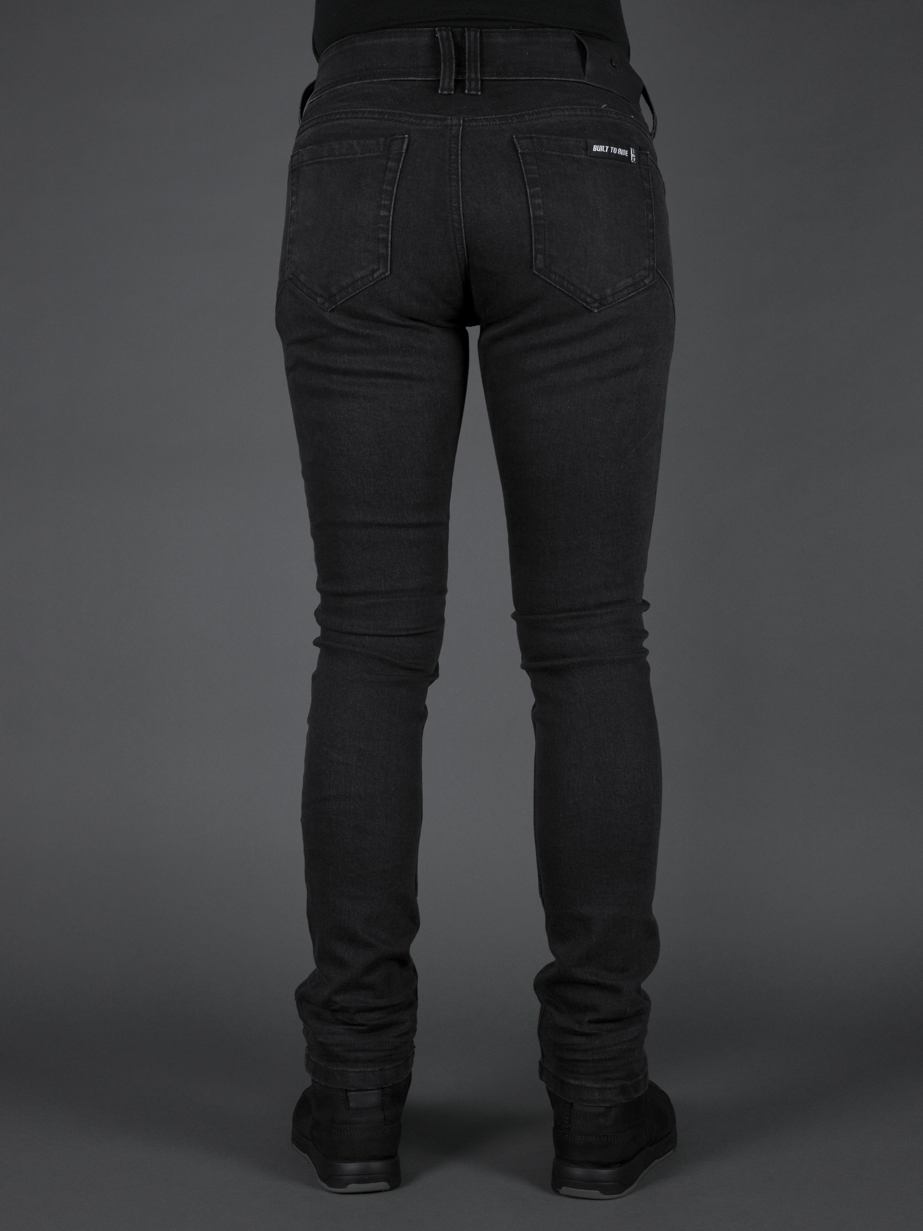 Ladies Raven Slim Motorcycle Jeans