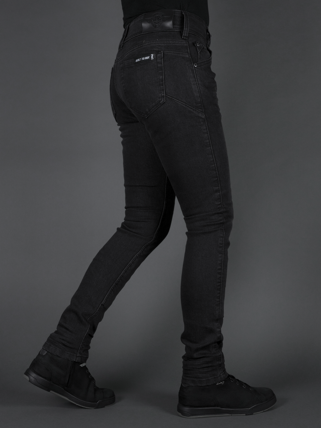 Ladies Raven Slim Motorcycle Jeans