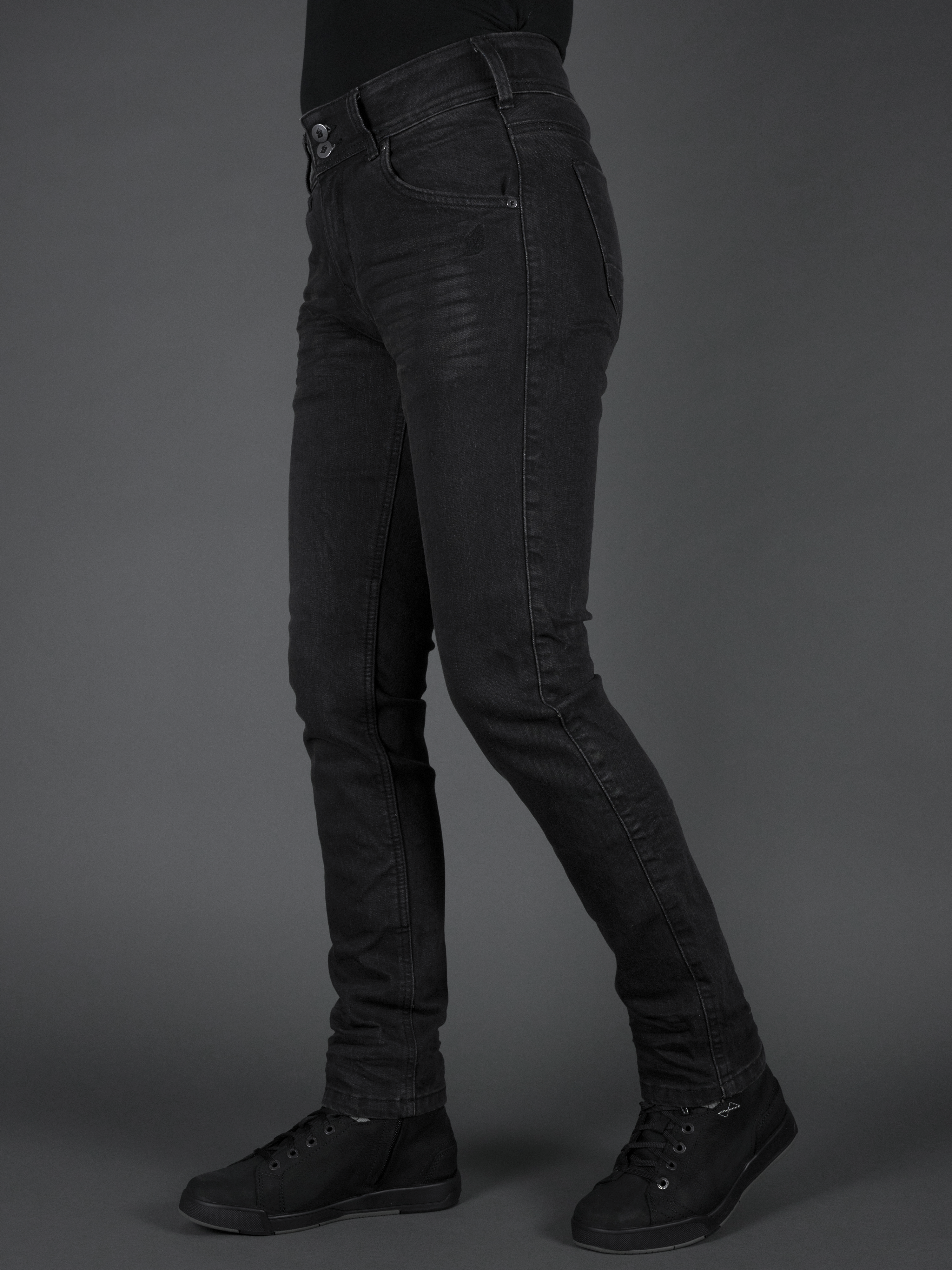 Ladies Raven Straight Motorcycle Jeans