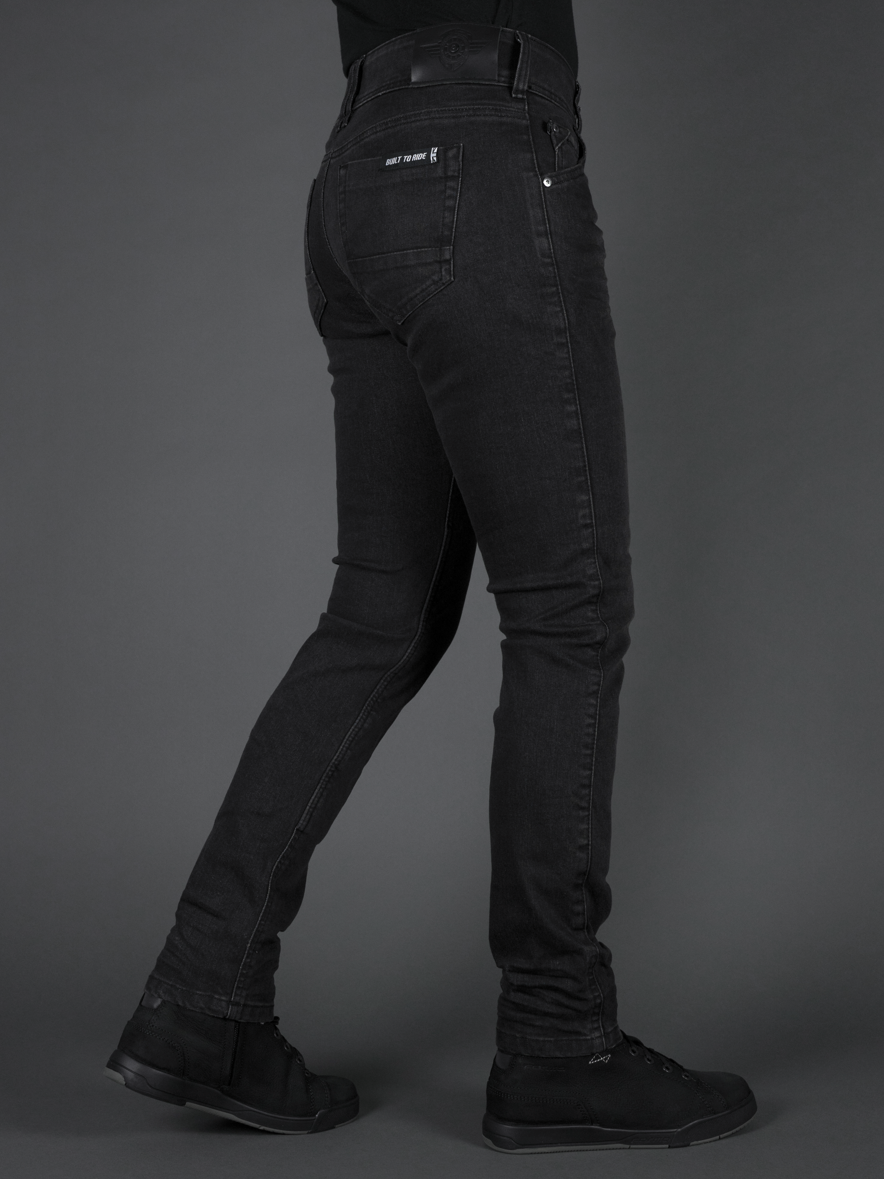 Ladies Raven Straight Motorcycle Jeans