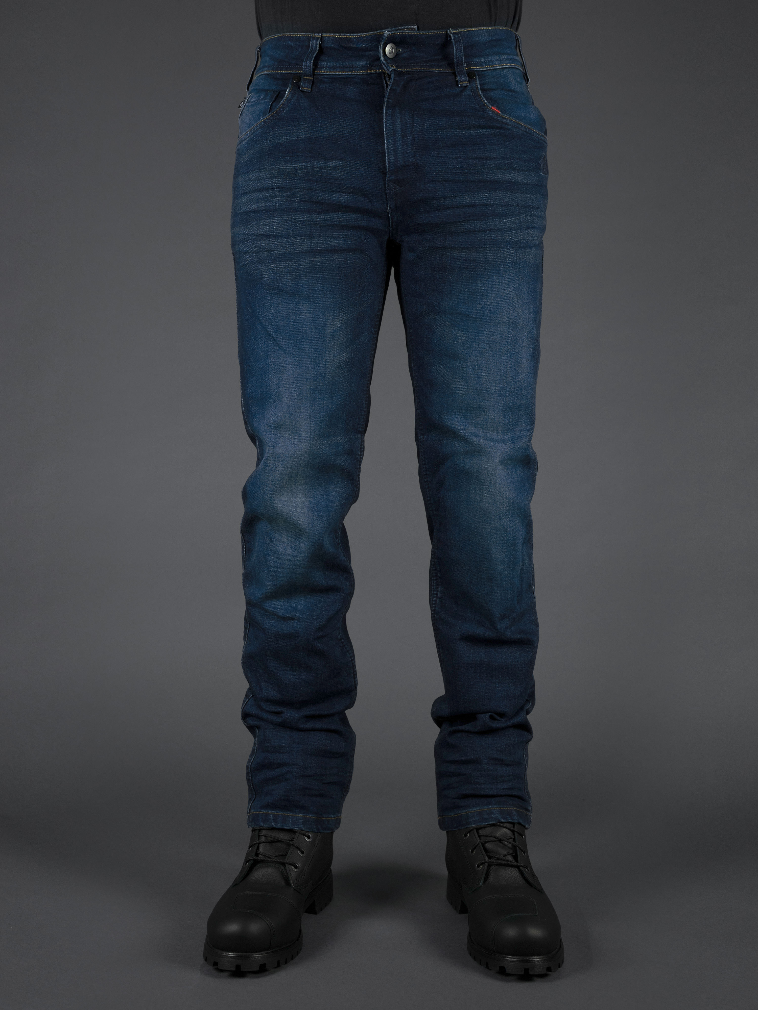 Mens Spitfire Straight Motorcycle Jeans