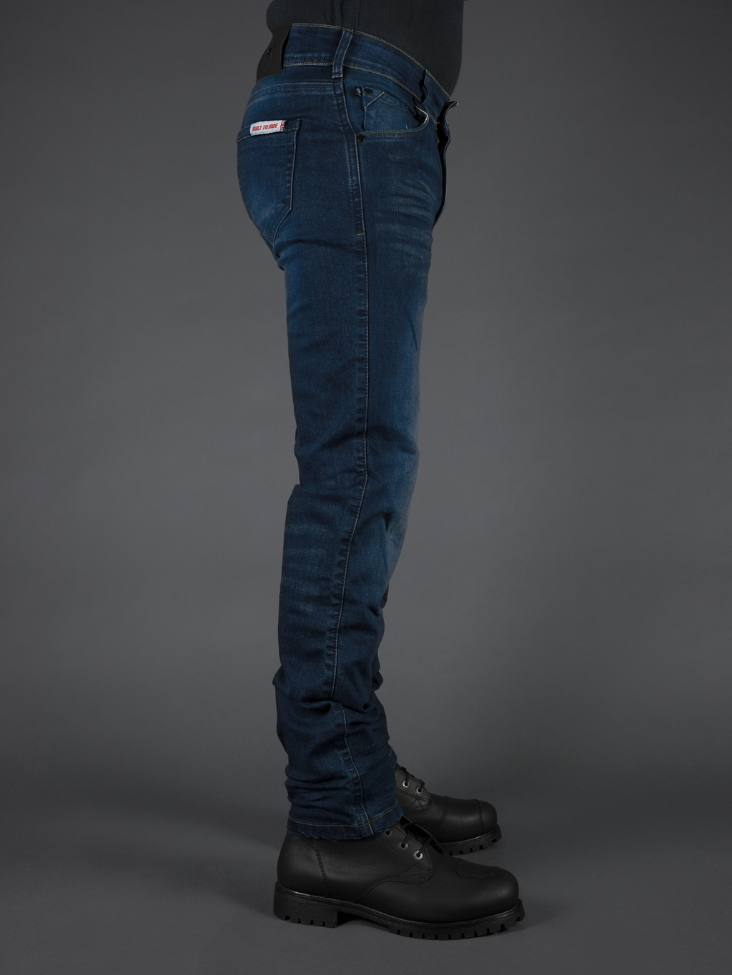 Mens Spitfire Straight Motorcycle Jeans