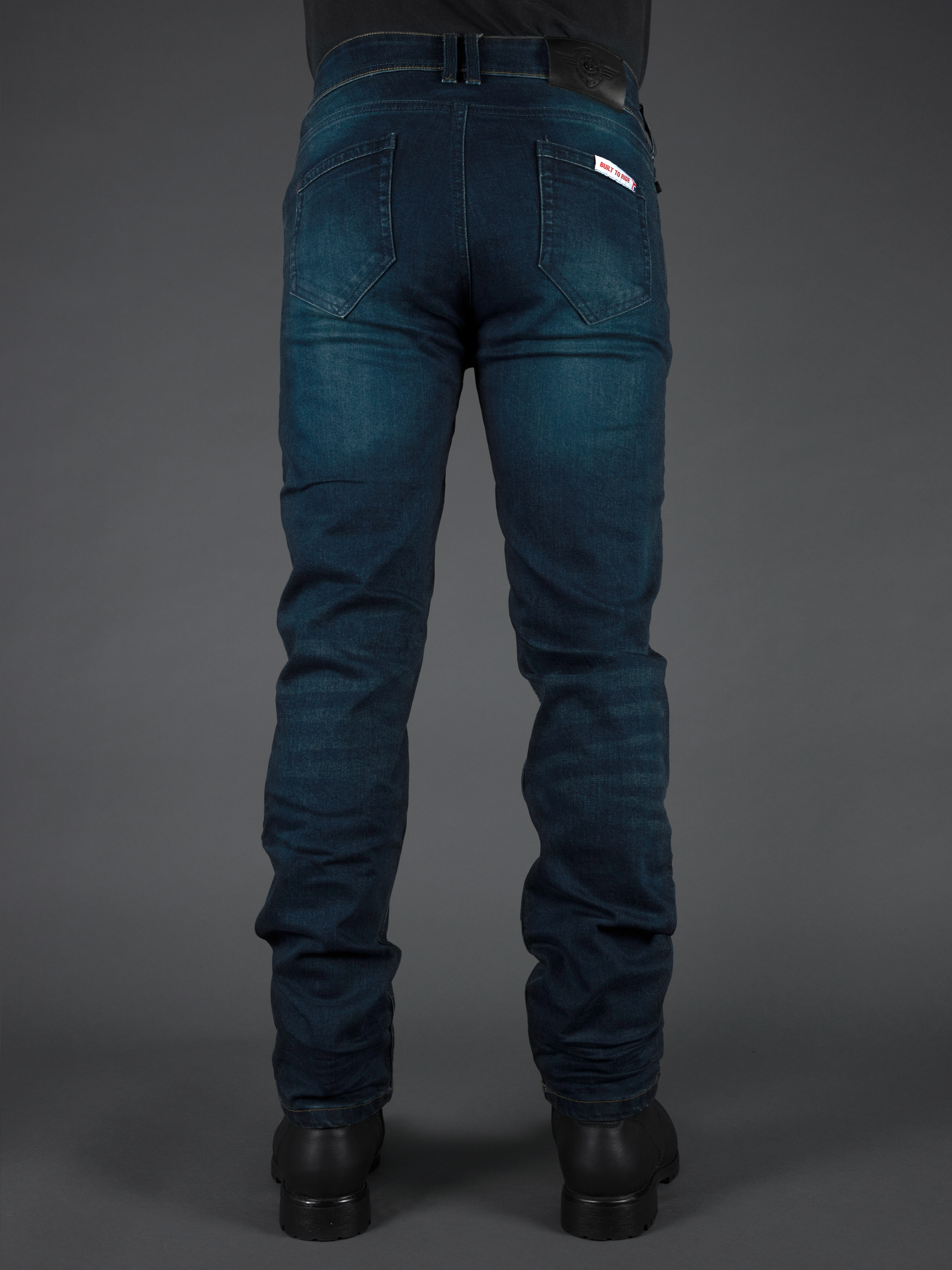 Mens Spitfire Straight Motorcycle Jeans