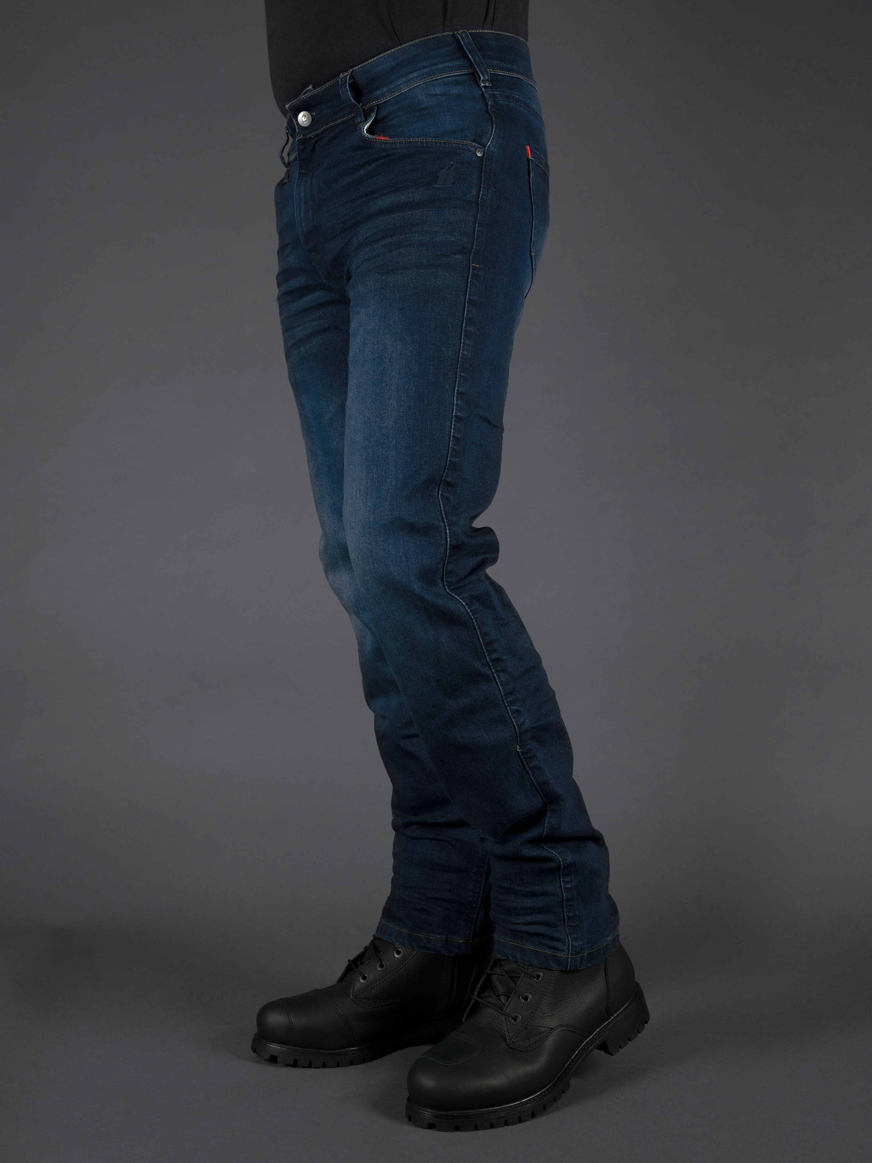 Mens Spitfire Straight Motorcycle Jeans