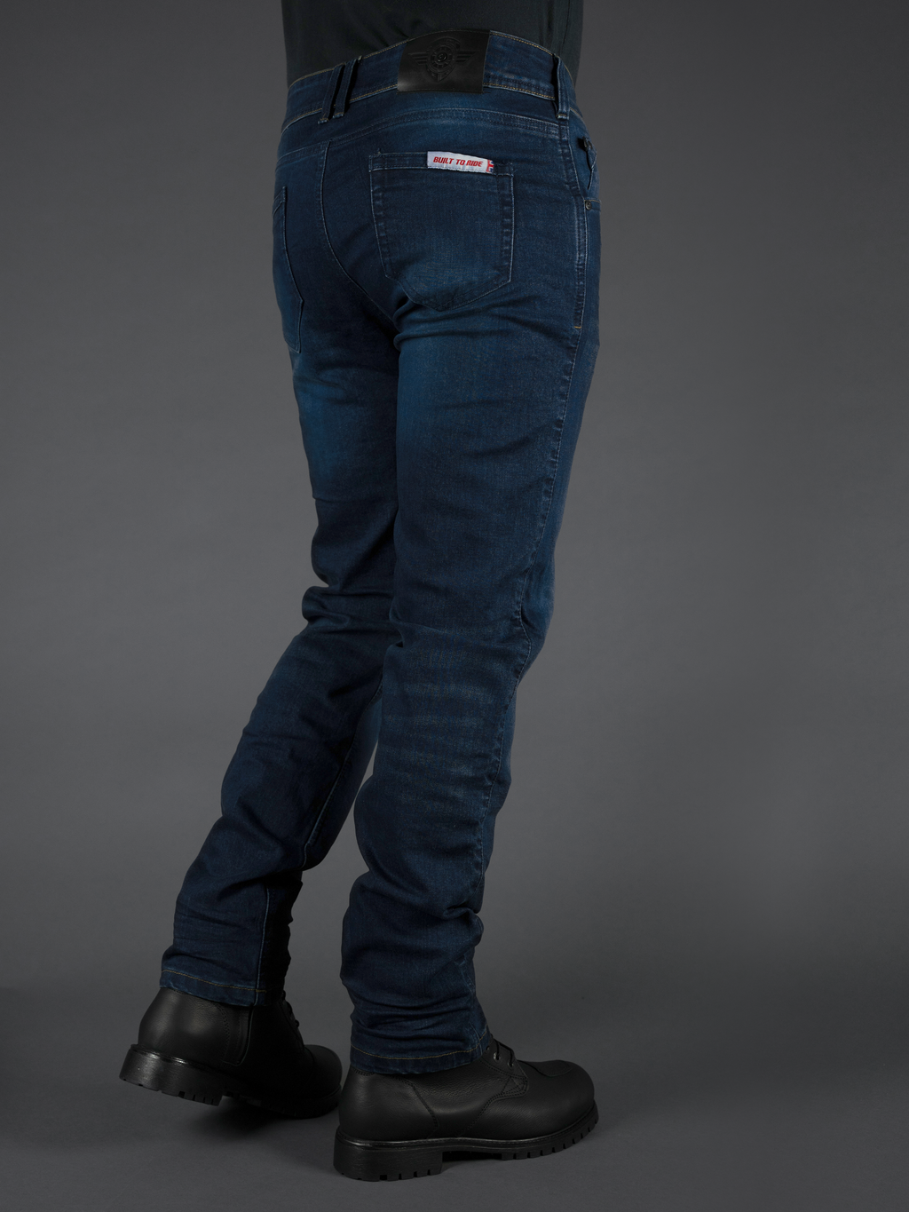 Mens Spitfire Straight Motorcycle Jeans