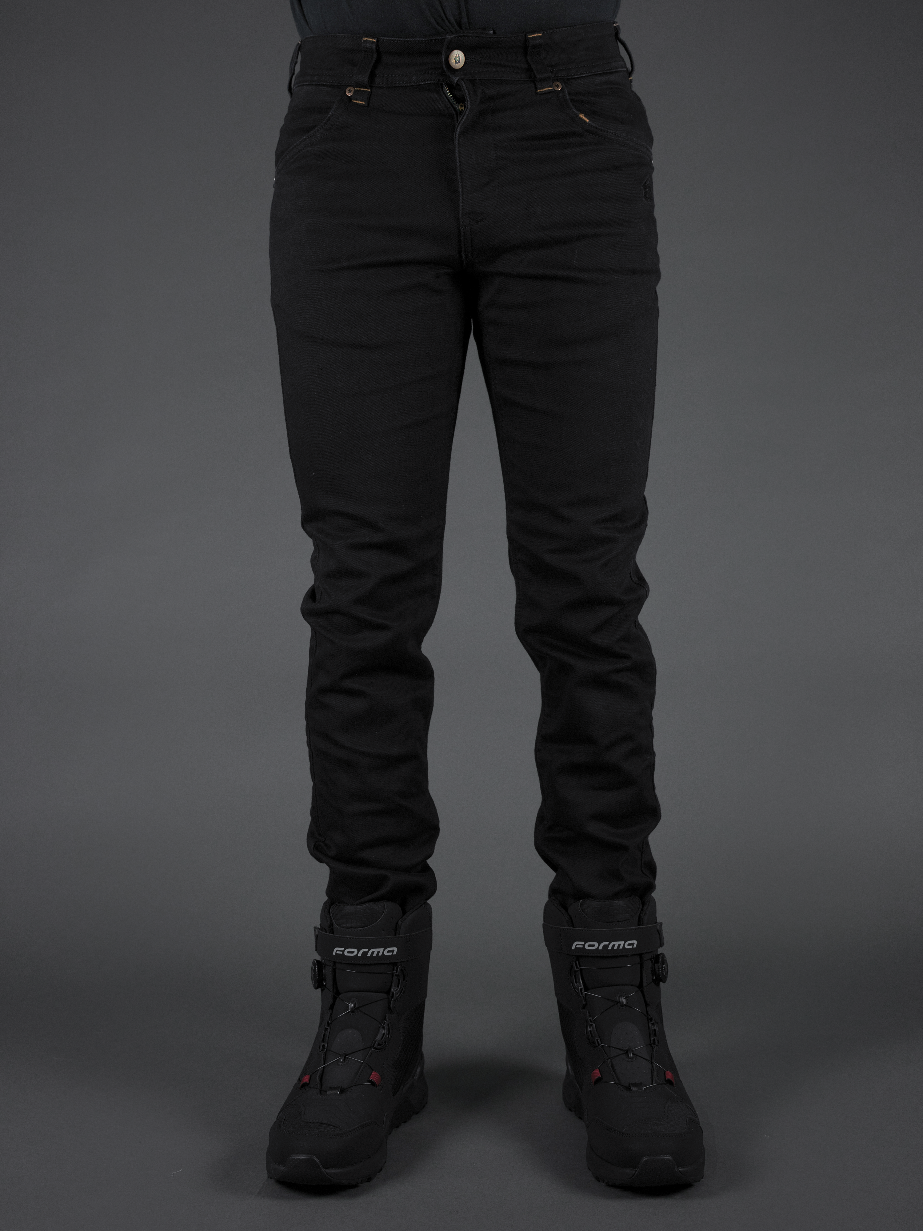 Mens Trojan Slim Motorcycle Jeans
