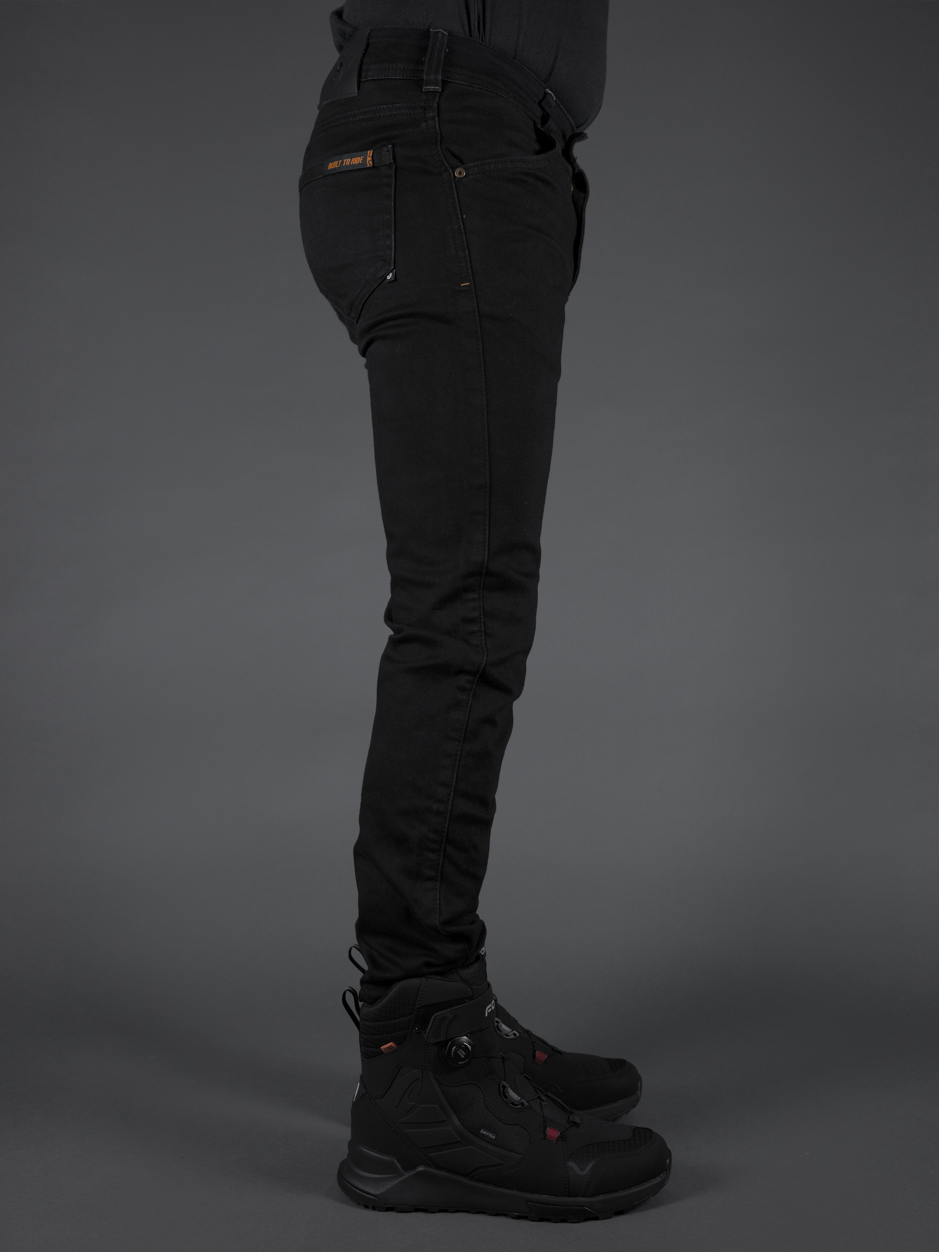 Mens Trojan Slim Motorcycle Jeans