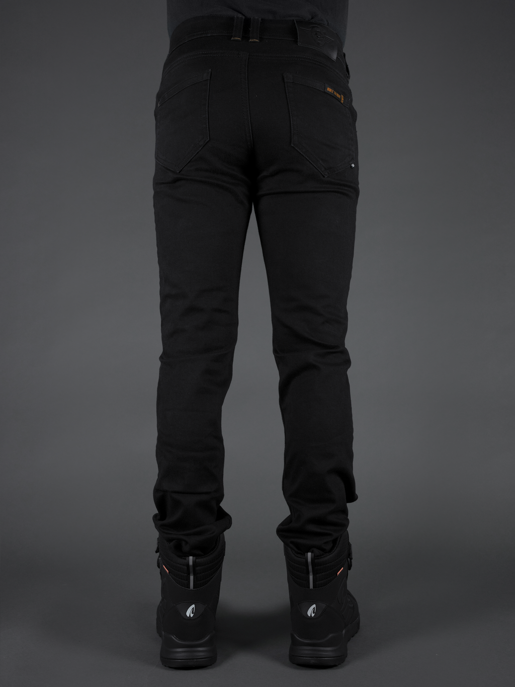 Mens Trojan Slim Motorcycle Jeans