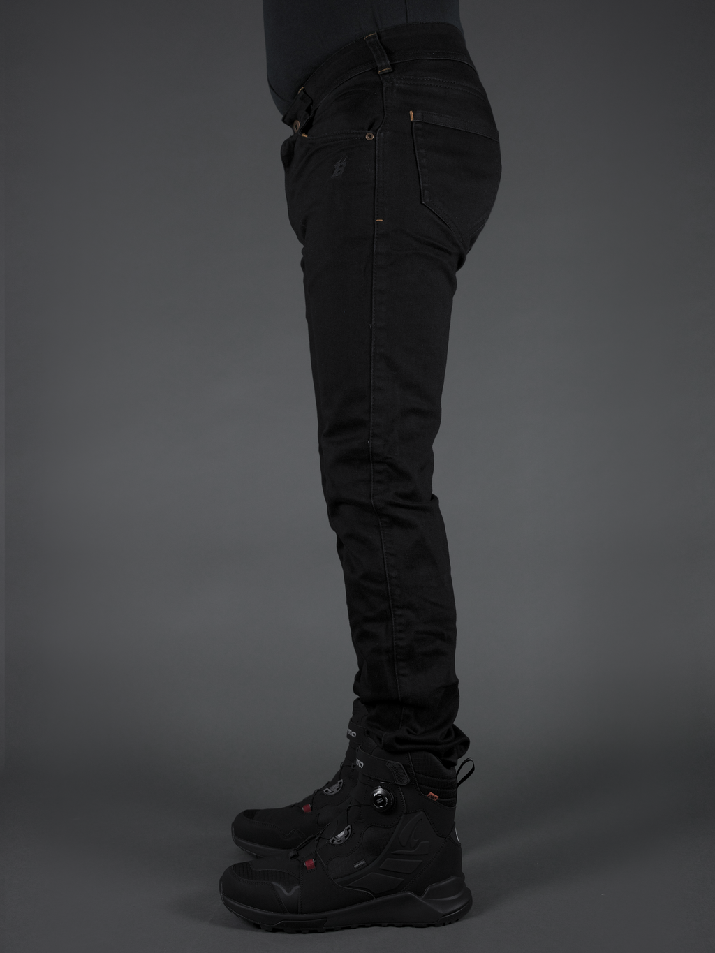 Mens Trojan Slim Motorcycle Jeans